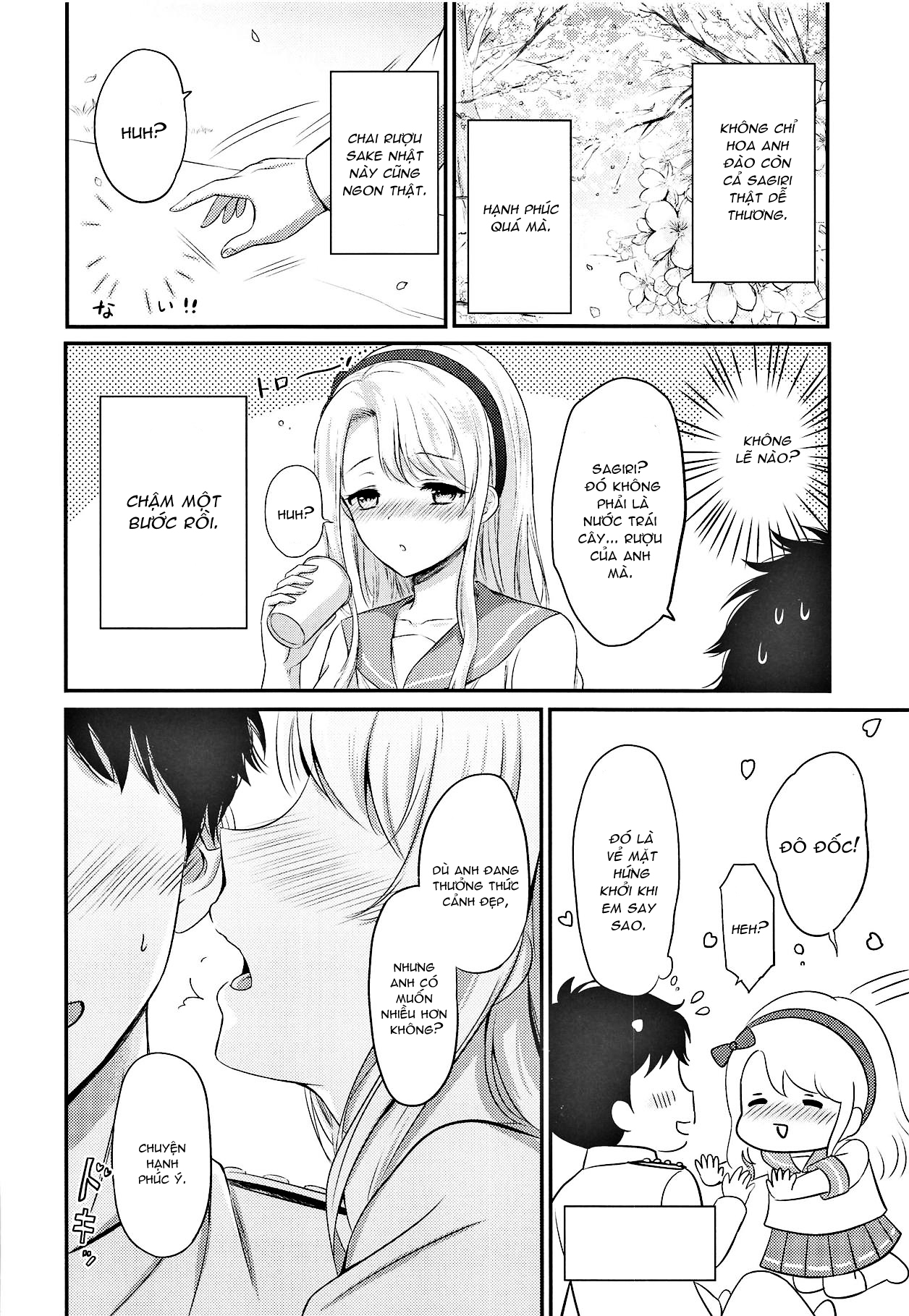 Đọc truyện hentai Sagiri và tình dục ngắm hoa anh đào Kantai Collection KanColle - Oneshot