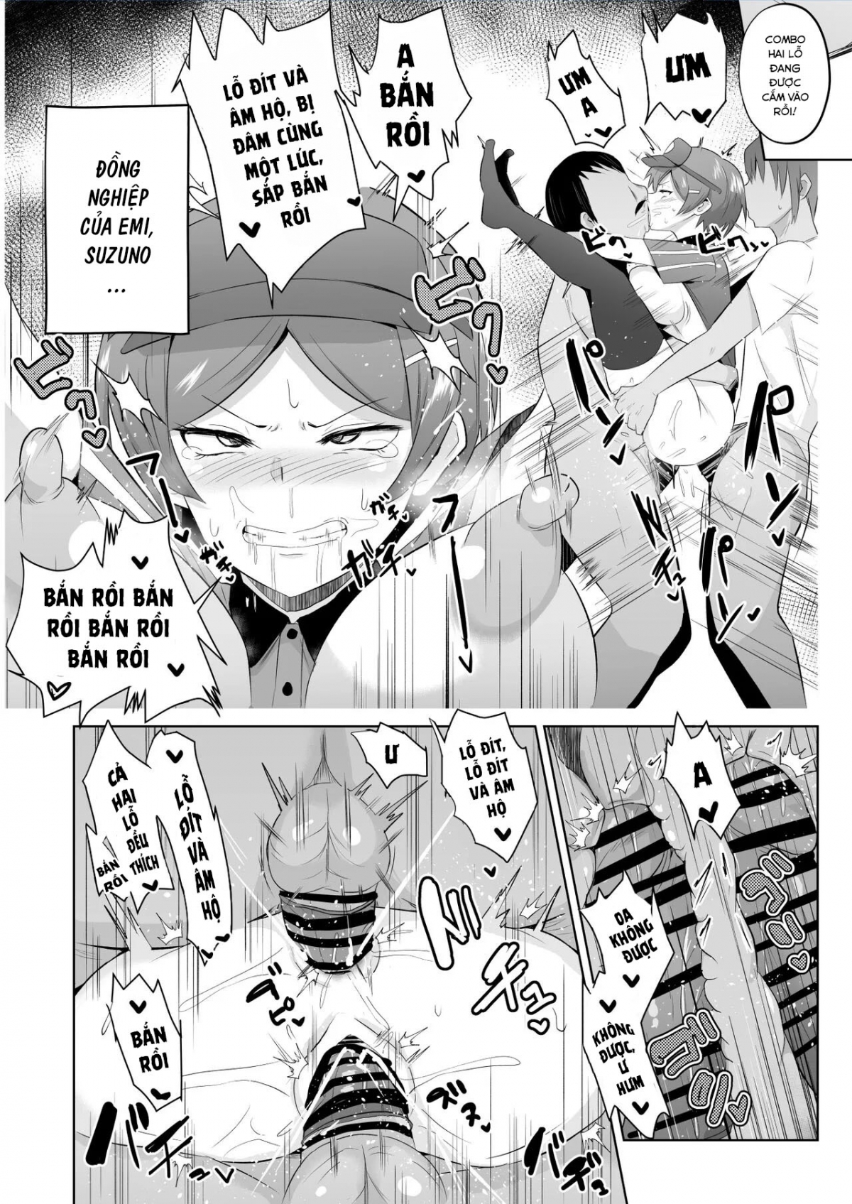 Đọc truyện hentai Làm tình với 3 em nữ sinh - Chap 2