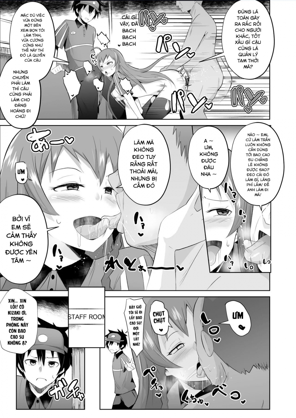 Đọc truyện hentai Làm tình với 3 em nữ sinh - Chap 2