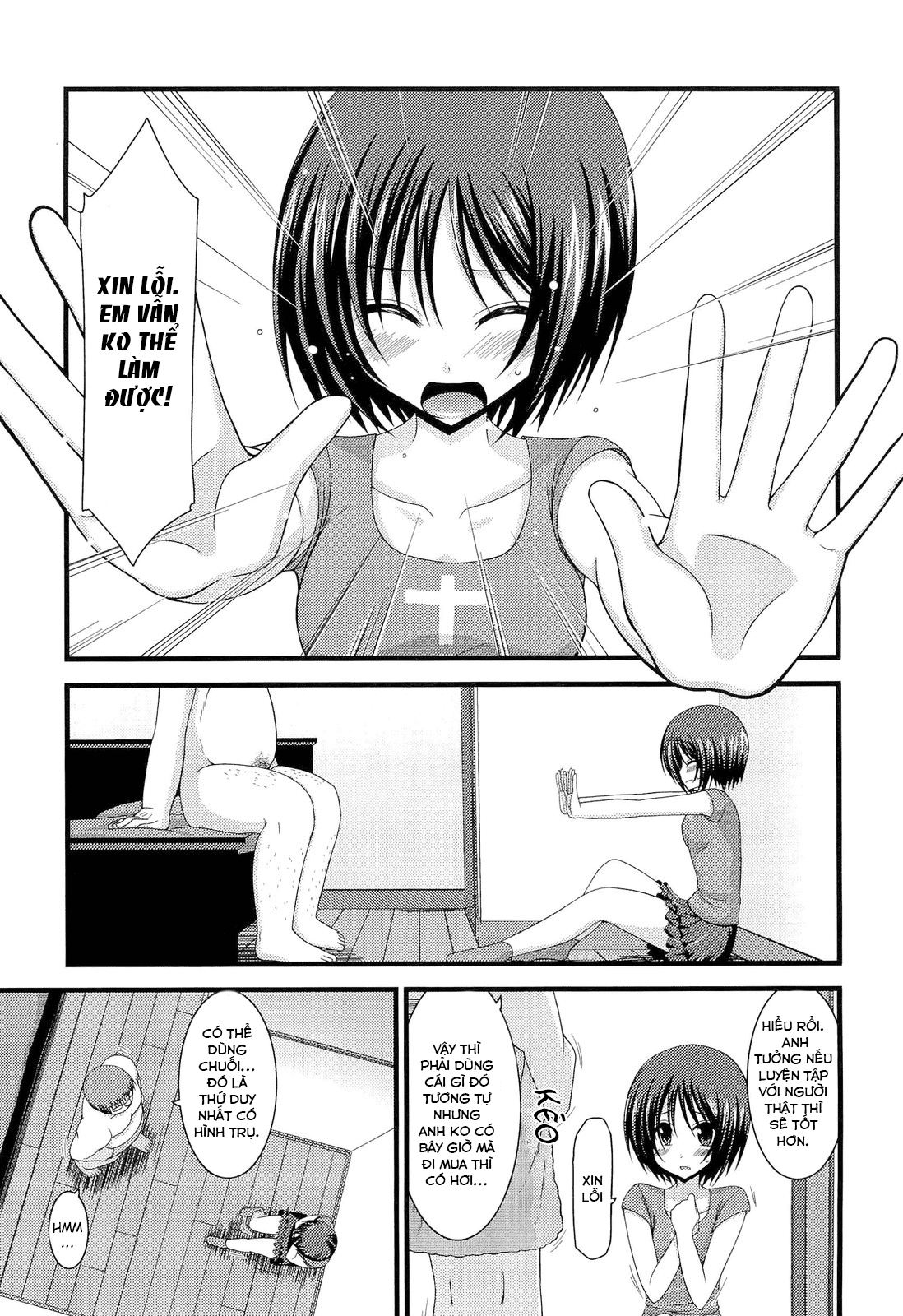 Đọc truyện hentai Cô gái thích khoả thân - Chap 8