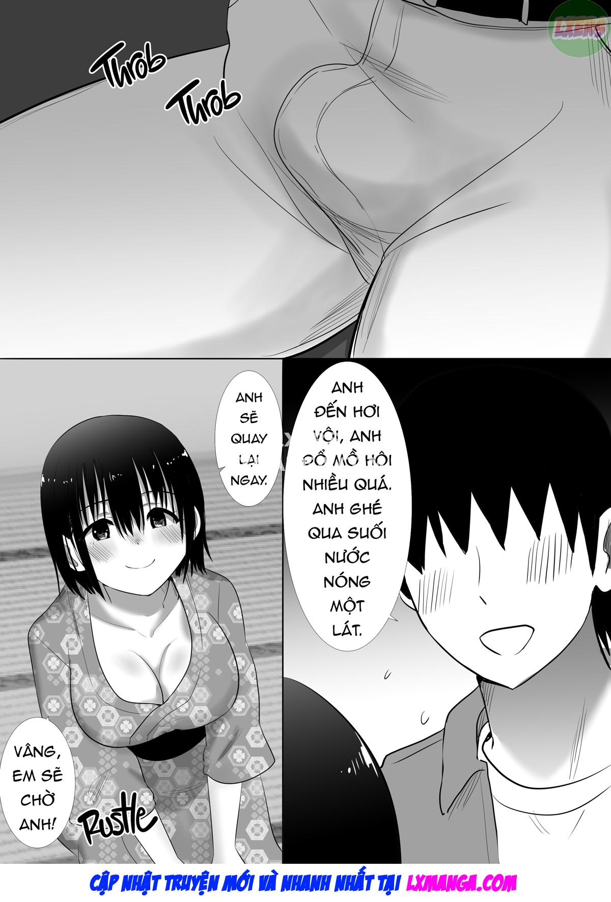 Đọc truyện hentai Cô bạn gái ngực bự của tôi đi du lịch suối nước nóng có thể đã bị bạn trai dâm đãng của bạn cô ấy đến thăm - Chap 2 - [END]