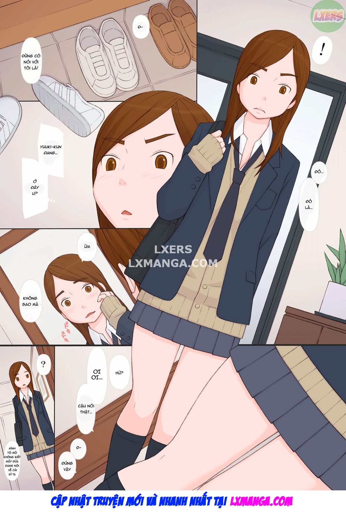 Đọc truyện hentai Chị gái lừa cậu em trai liếm lồn - Oneshot