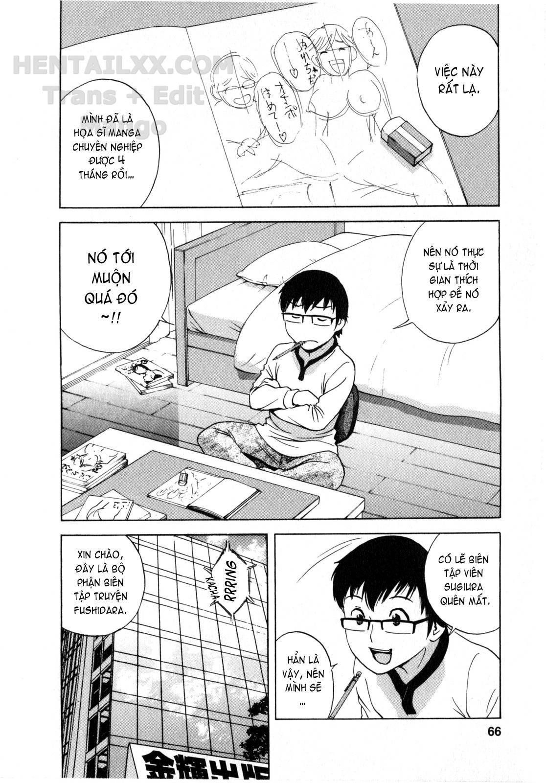 Đọc truyện hentai Life With Married Women Just Like A Manga - Chap 14
