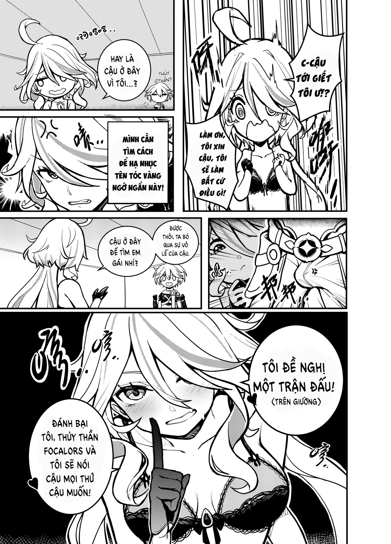 Đọc truyện hentai Furina ngu ngốc. - Oneshot