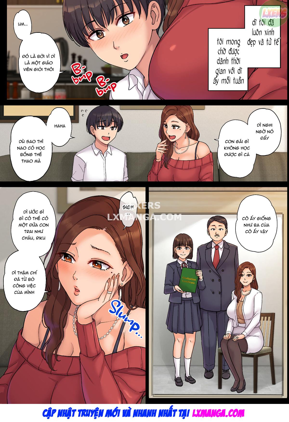 Đọc truyện hentai Ngủ với dì tới mức dì mang thai - Chap 1