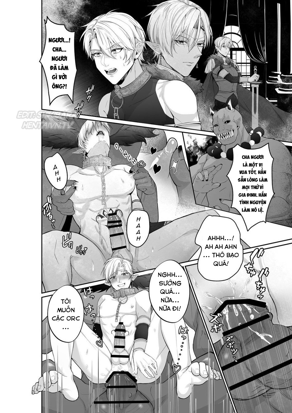 Đọc truyện hentai Niềm vui sụp đổ của các hoàng tử yêu tinh - Oneshot