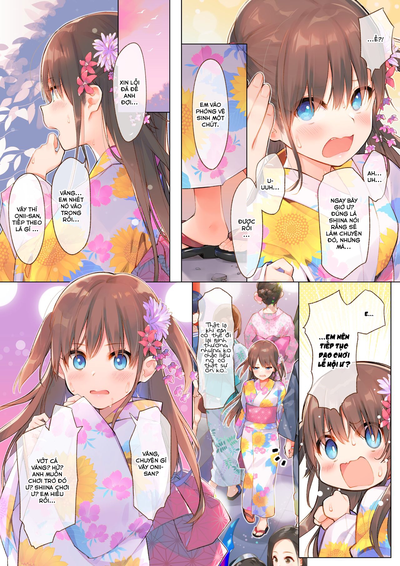 Đọc truyện hentai Shiina và lễ hội mùa hè - Oneshot