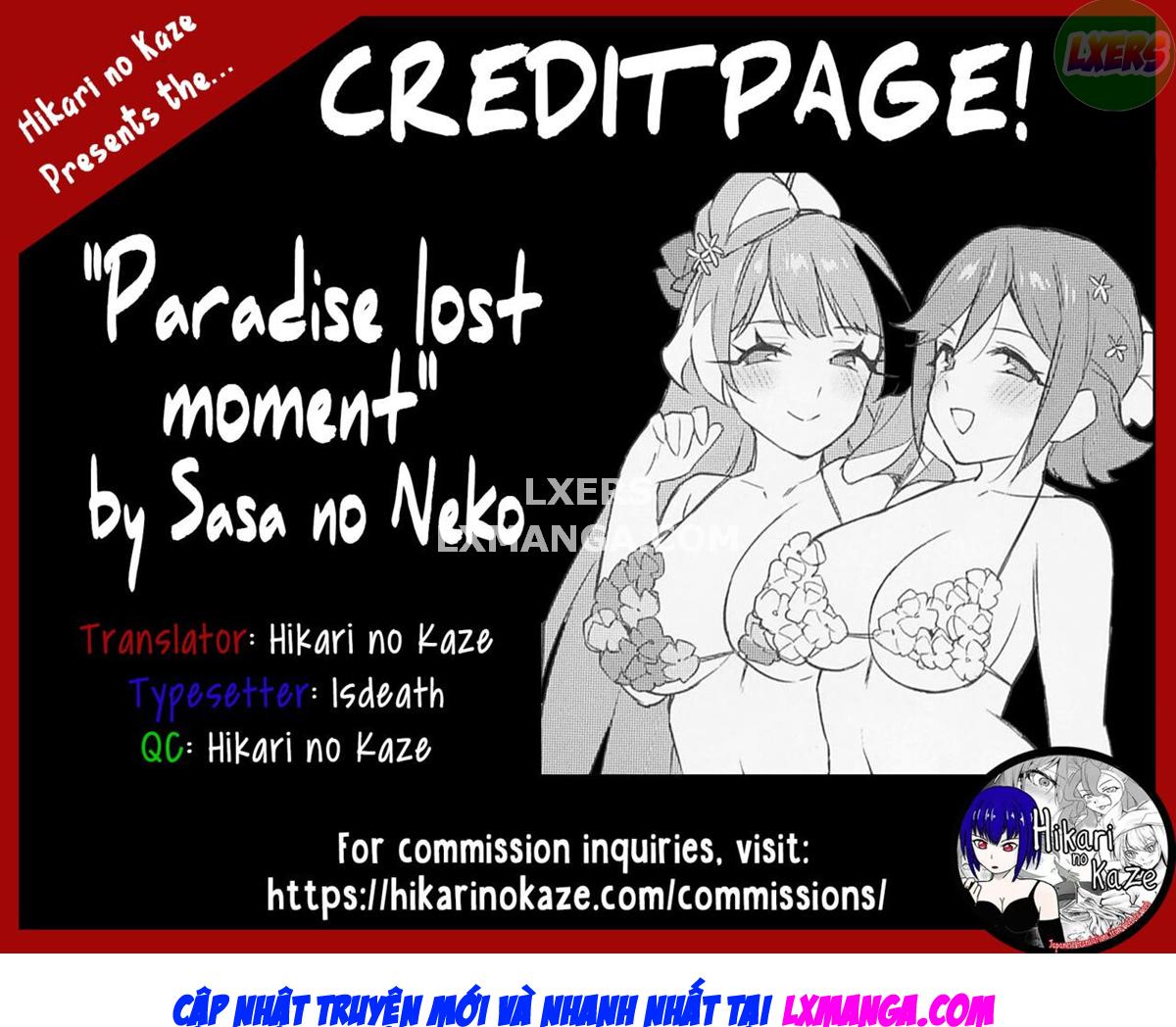 Đọc truyện hentai Khoảnh khắc thiên đường đã mất Oneshot