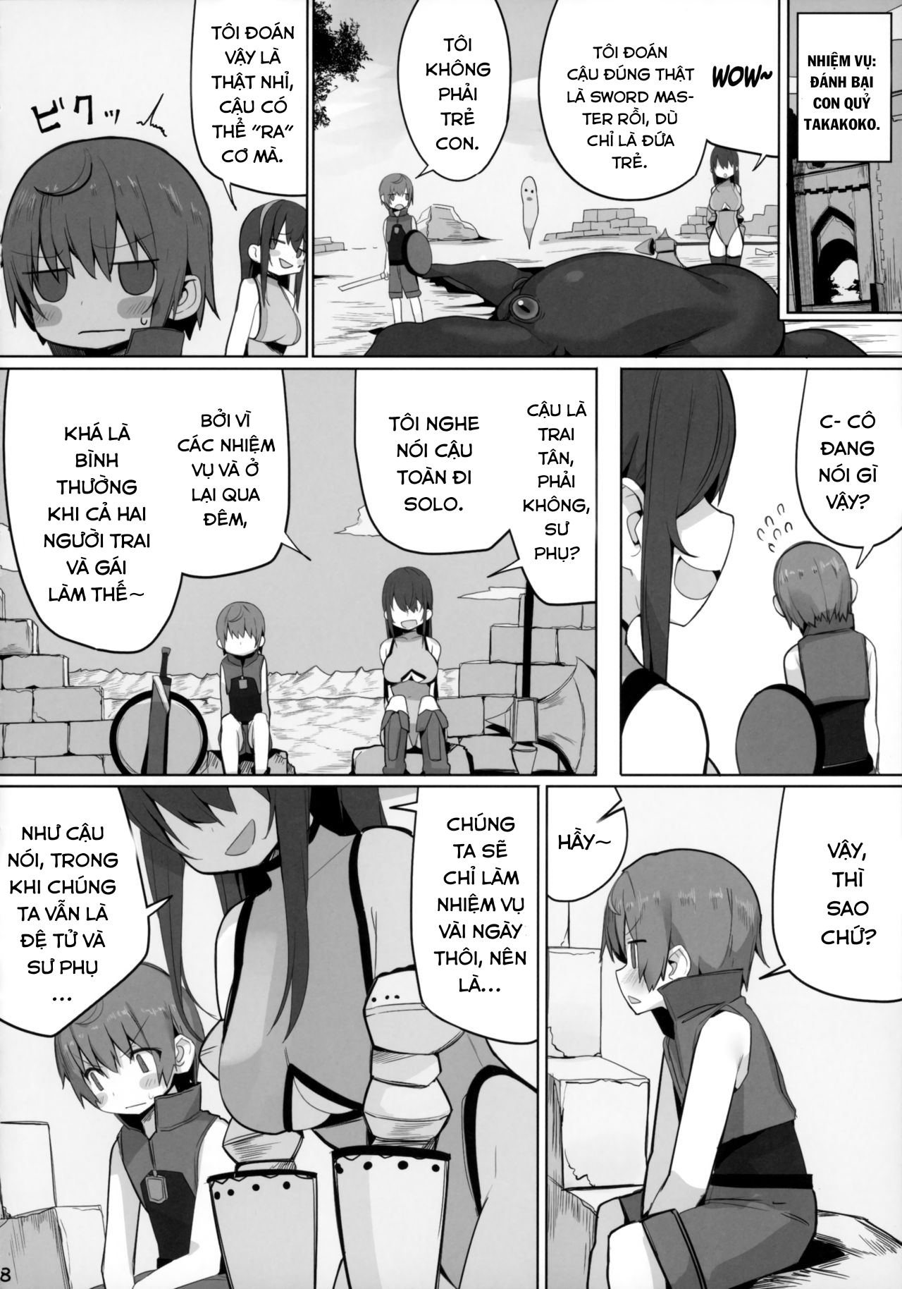 Đọc truyện hentai Namaiki na Shota ni wa Ecchi na Onee-san o! Isekai - Oneshot