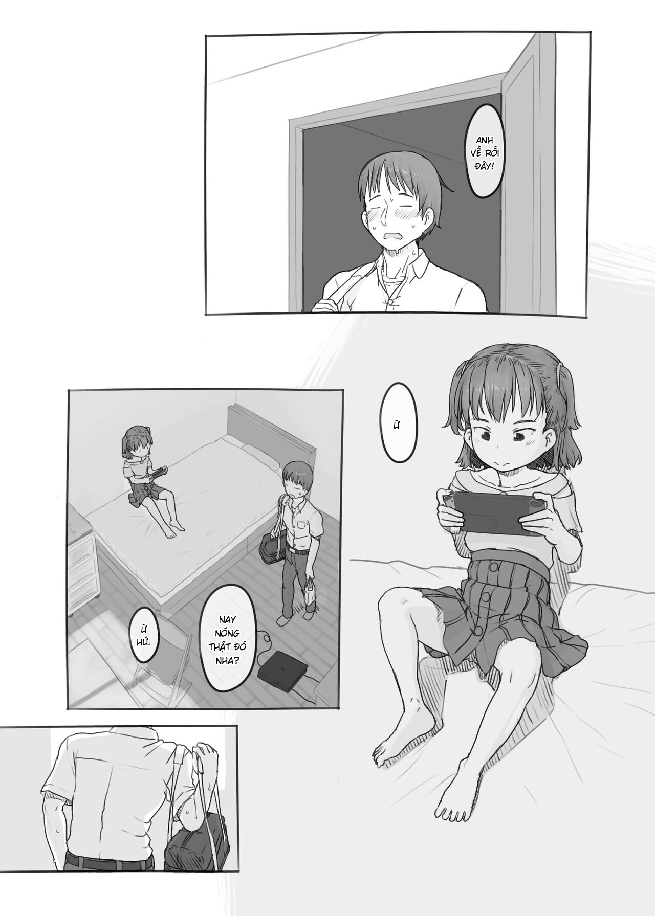 Đọc truyện hentai Fap cùng em gái - Chap 2.2