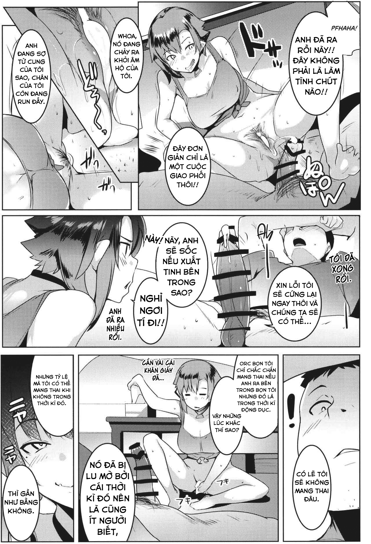 Đọc truyện hentai Em gái tôi là một bé Orc - Chap 2