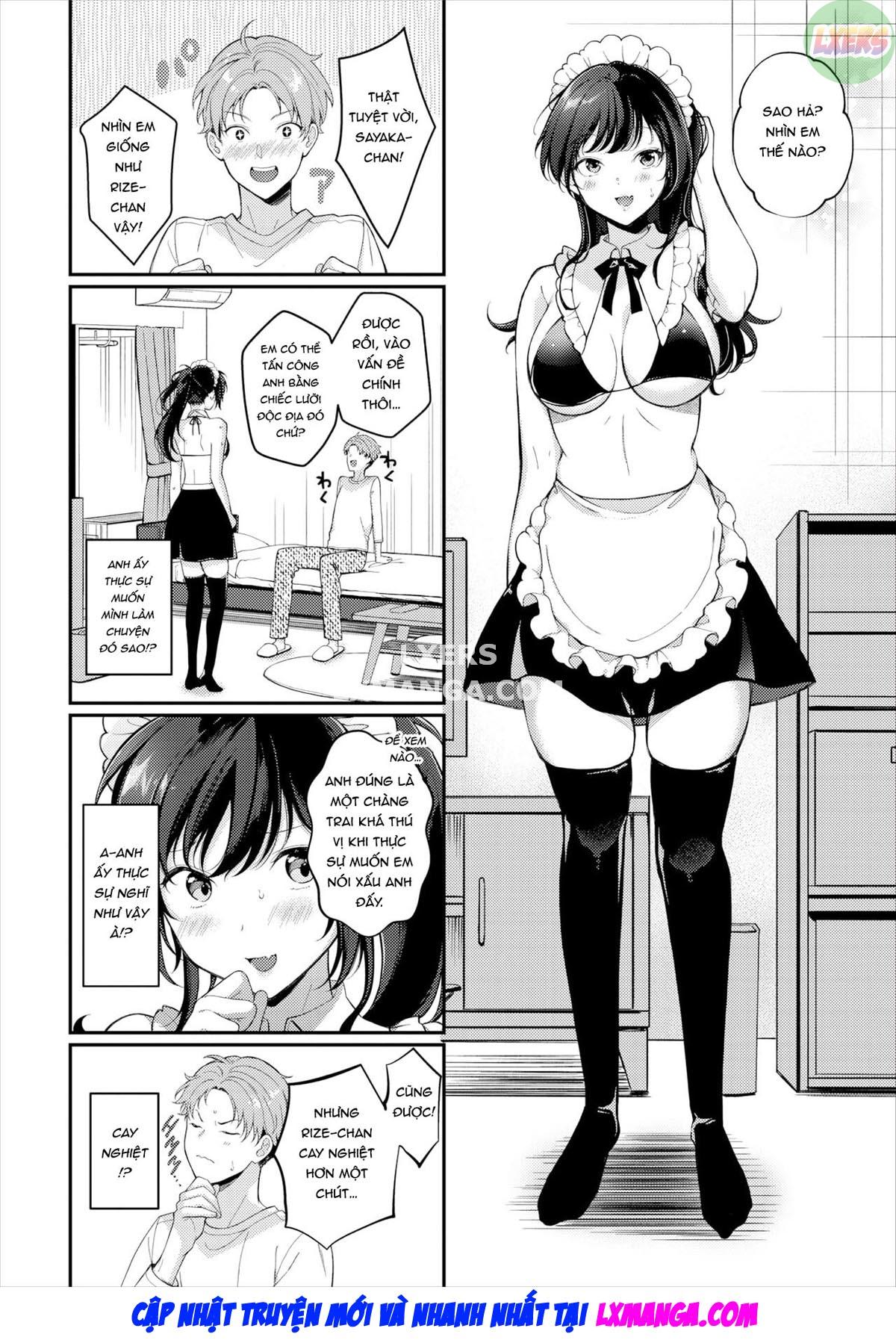 Đọc truyện hentai Cô hầu gái Do S Rize-chan - Oneshot