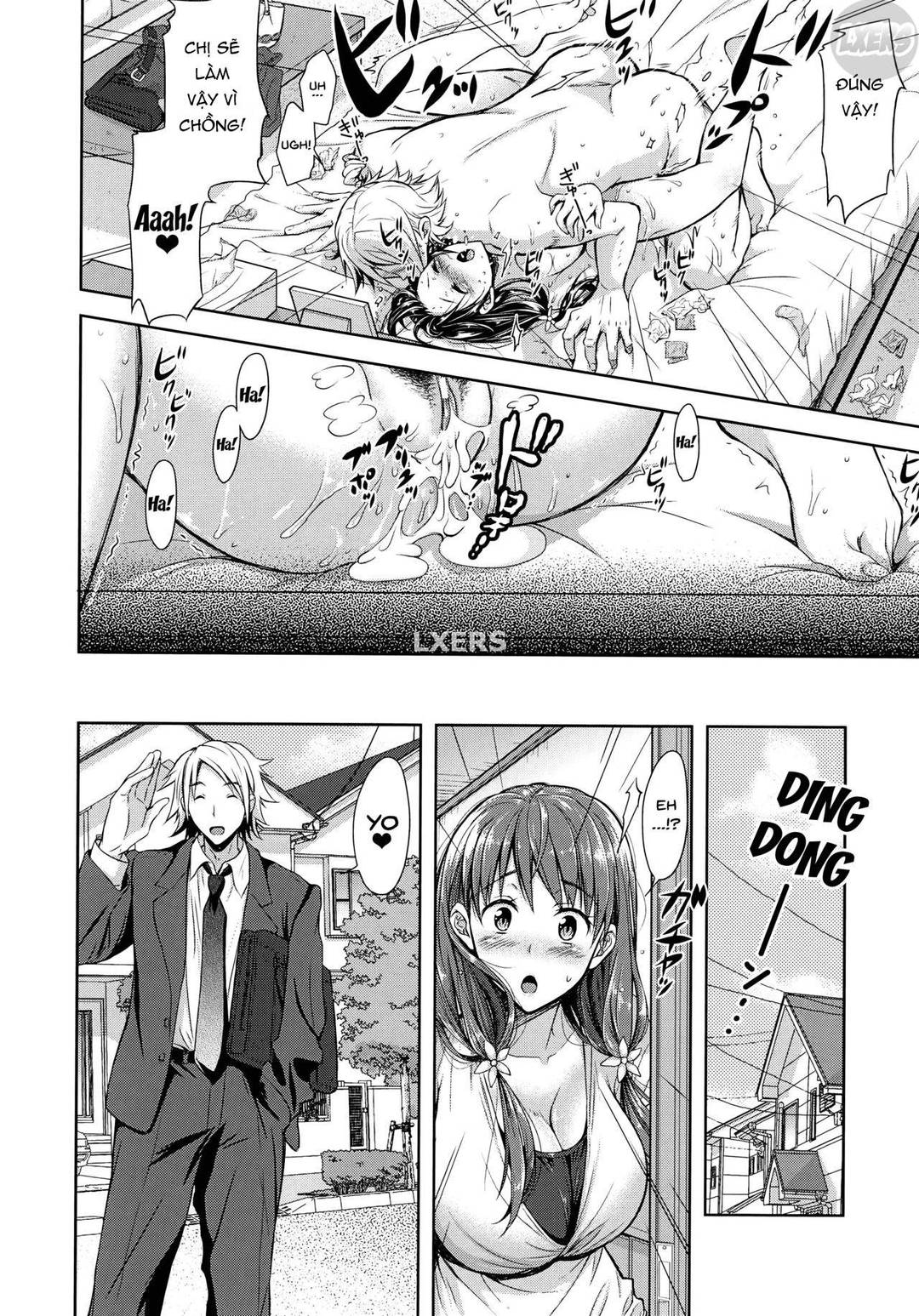 Đọc truyện hentai Khuôn mặt dâm đãng  và thực sự thèm tình - Chap 4