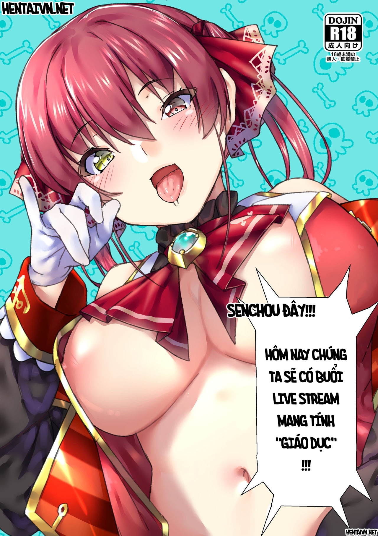Đọc truyện hentai Buổi Live stream đặc biệt của thuyền trưởng! - Oneshot.