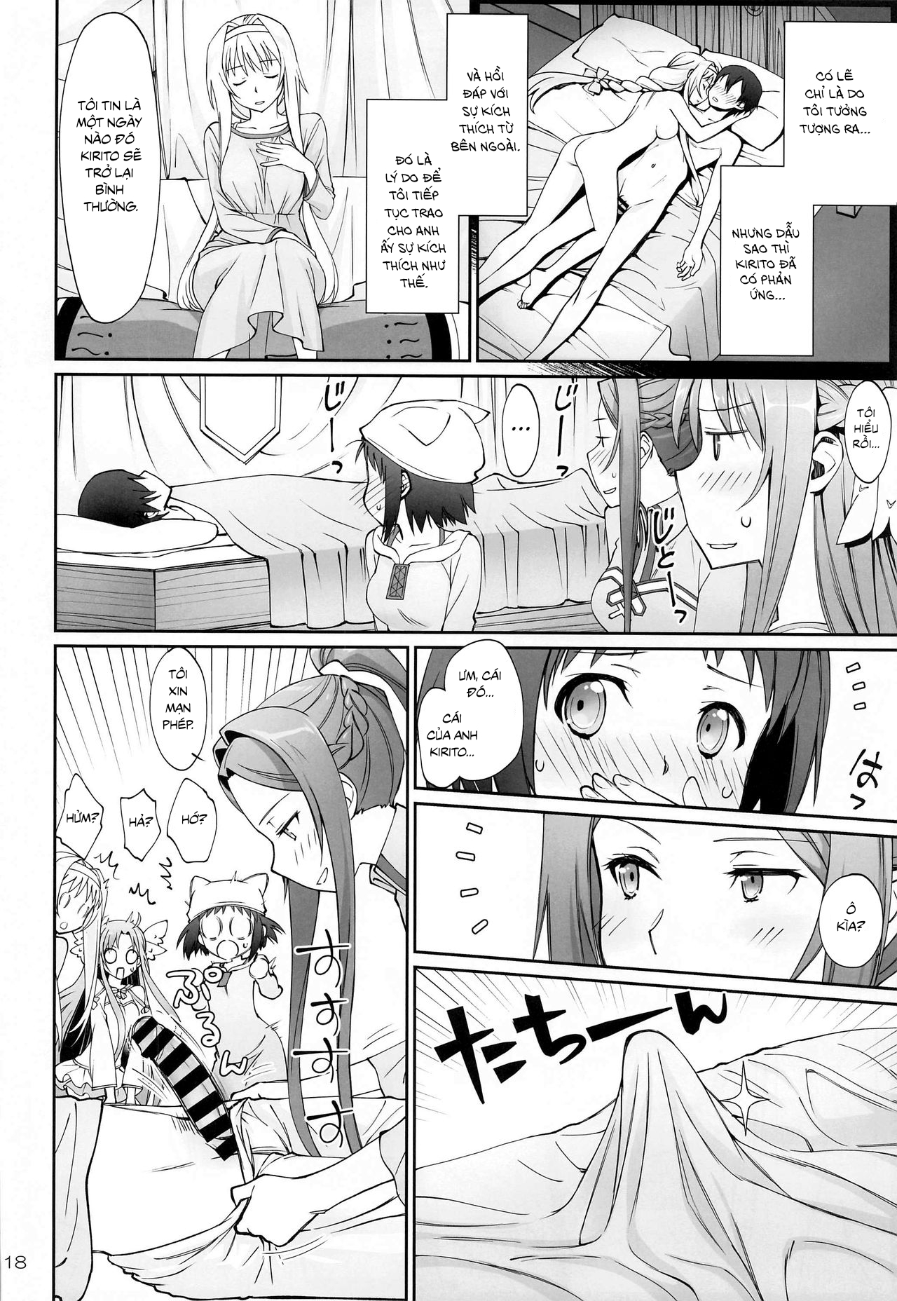 Đọc truyện hentai Chàng Hoàng Tử Trong Lều (Sword Art Online Alicization) - Oneshot