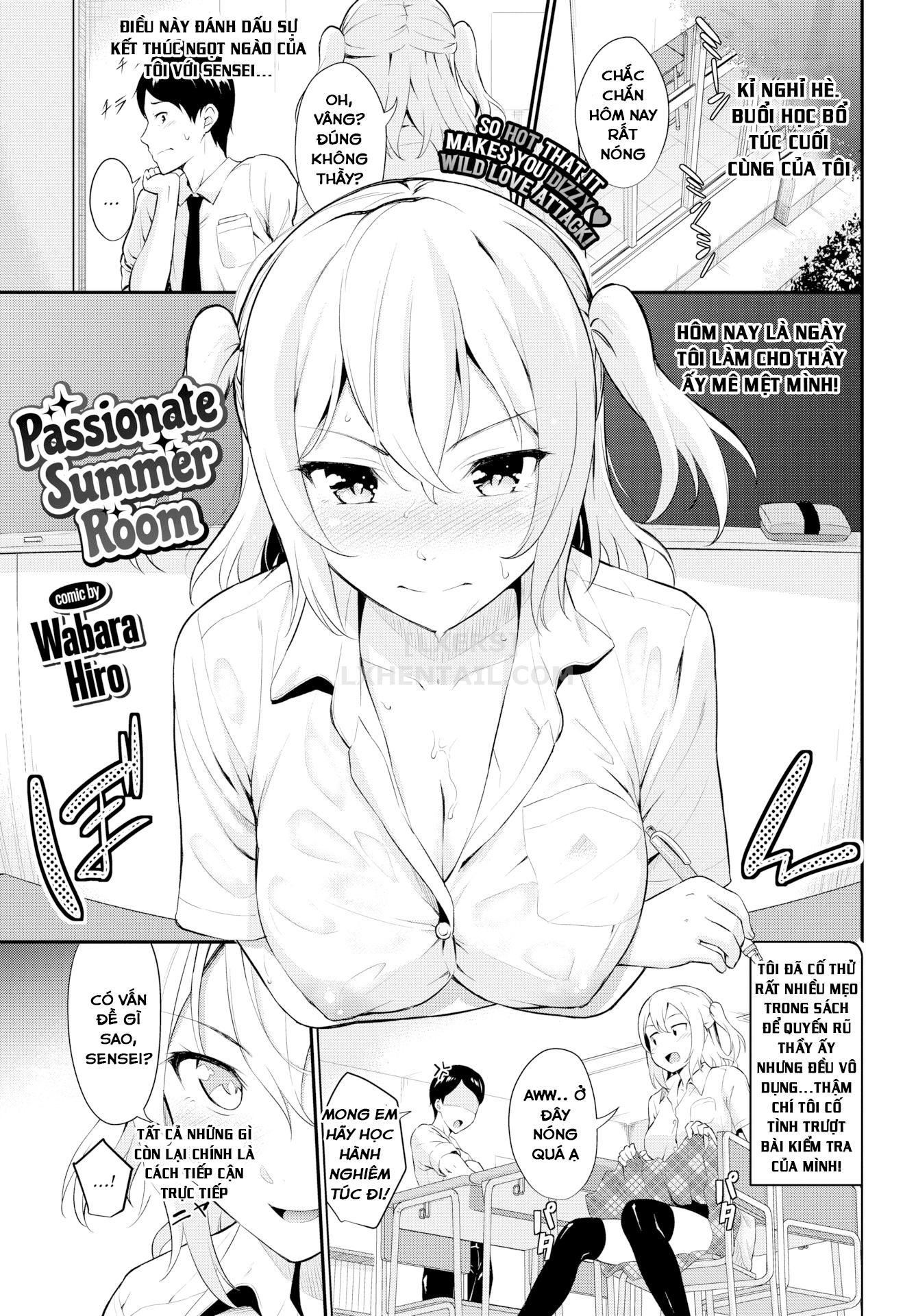 Đọc truyện hentai Passionate Summer Room - Oneshot