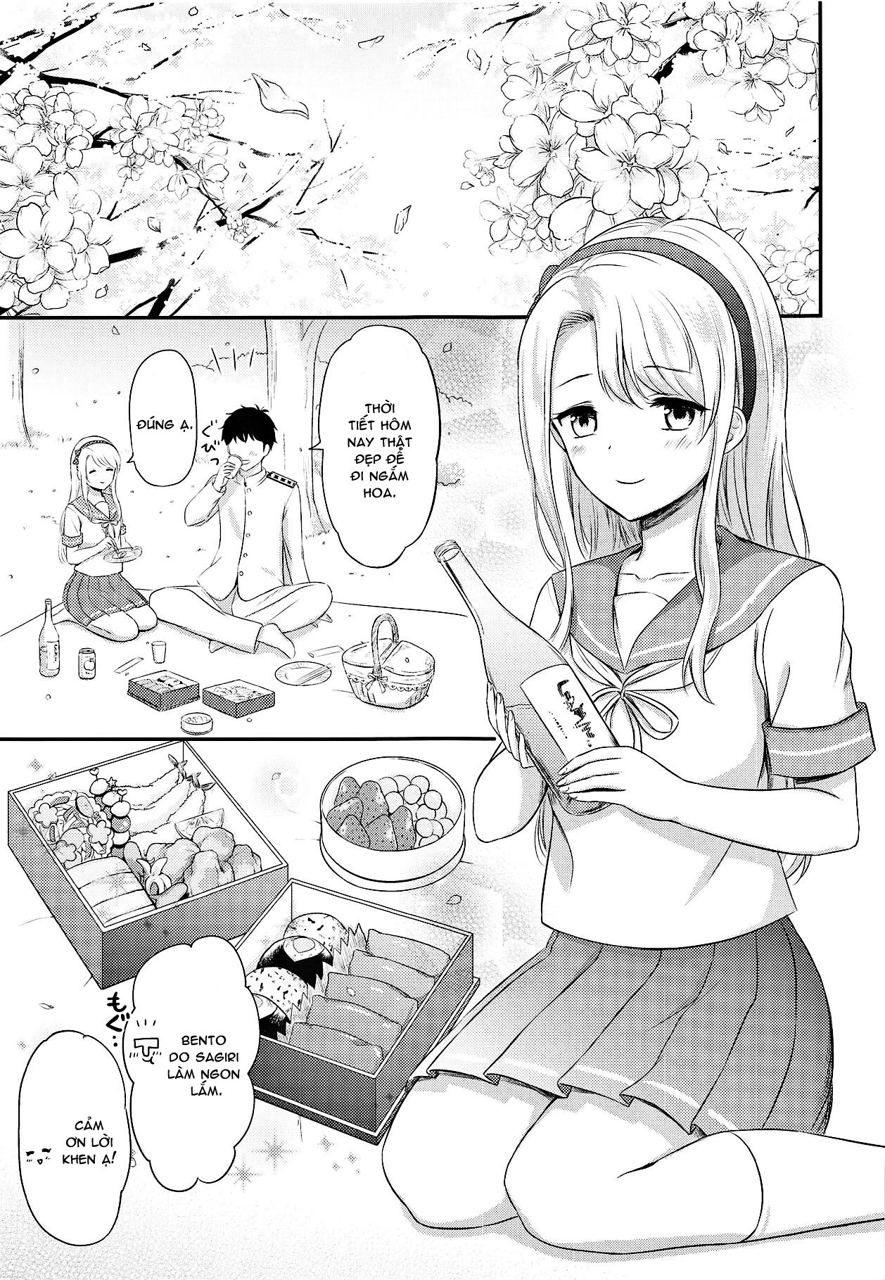 Đọc truyện hentai Sagiri và tình dục ngắm hoa anh đào Kantai Collection KanColle - Oneshot