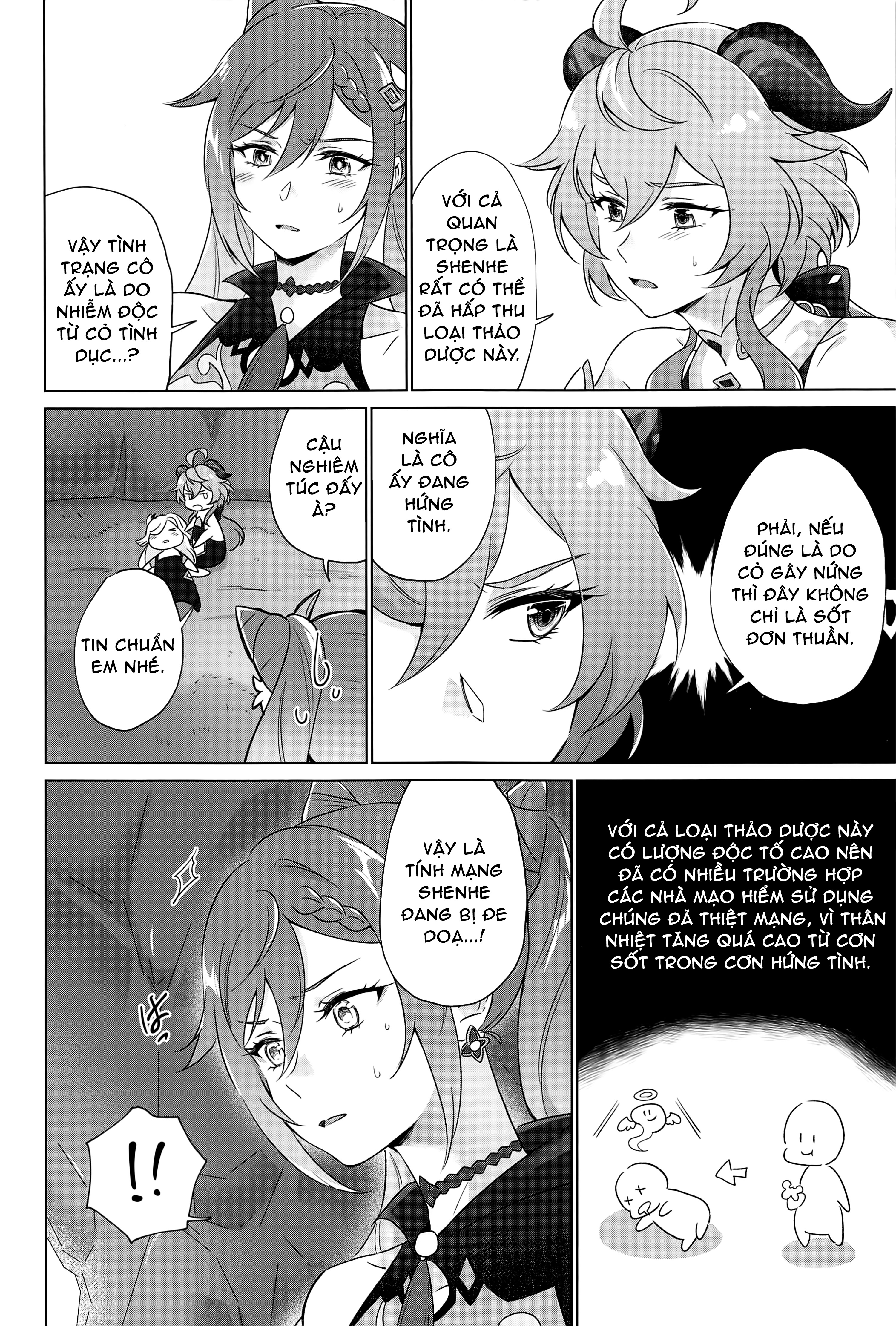 Đọc truyện hentai Nghiệm pháp tình dục kiểu Liyue - Oneshot full