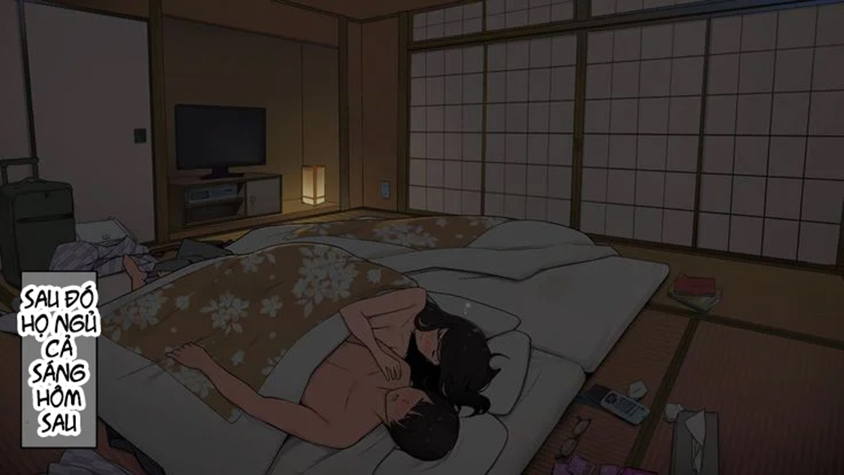 Đọc truyện hentai Onsenryokan Nite Kanojo To Nemurenai Yoru, Anmoku No Ryoukai De Hajimaru Sex - Oneshot