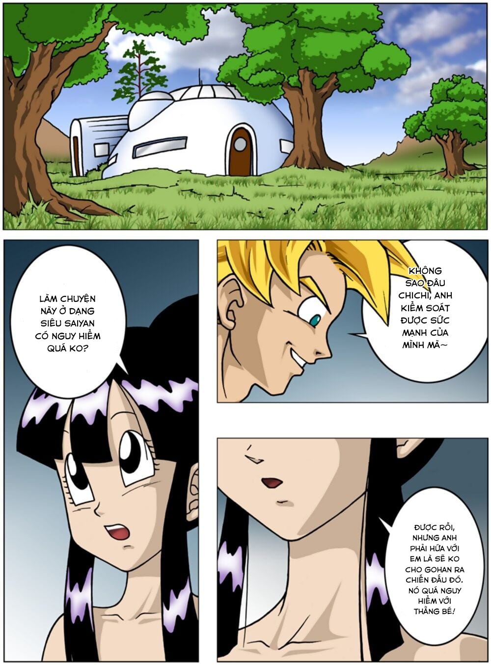 Đọc truyện hentai Giờ mới biết trước ngày đánh với cell goku luyện tập thế nào - Chap 1