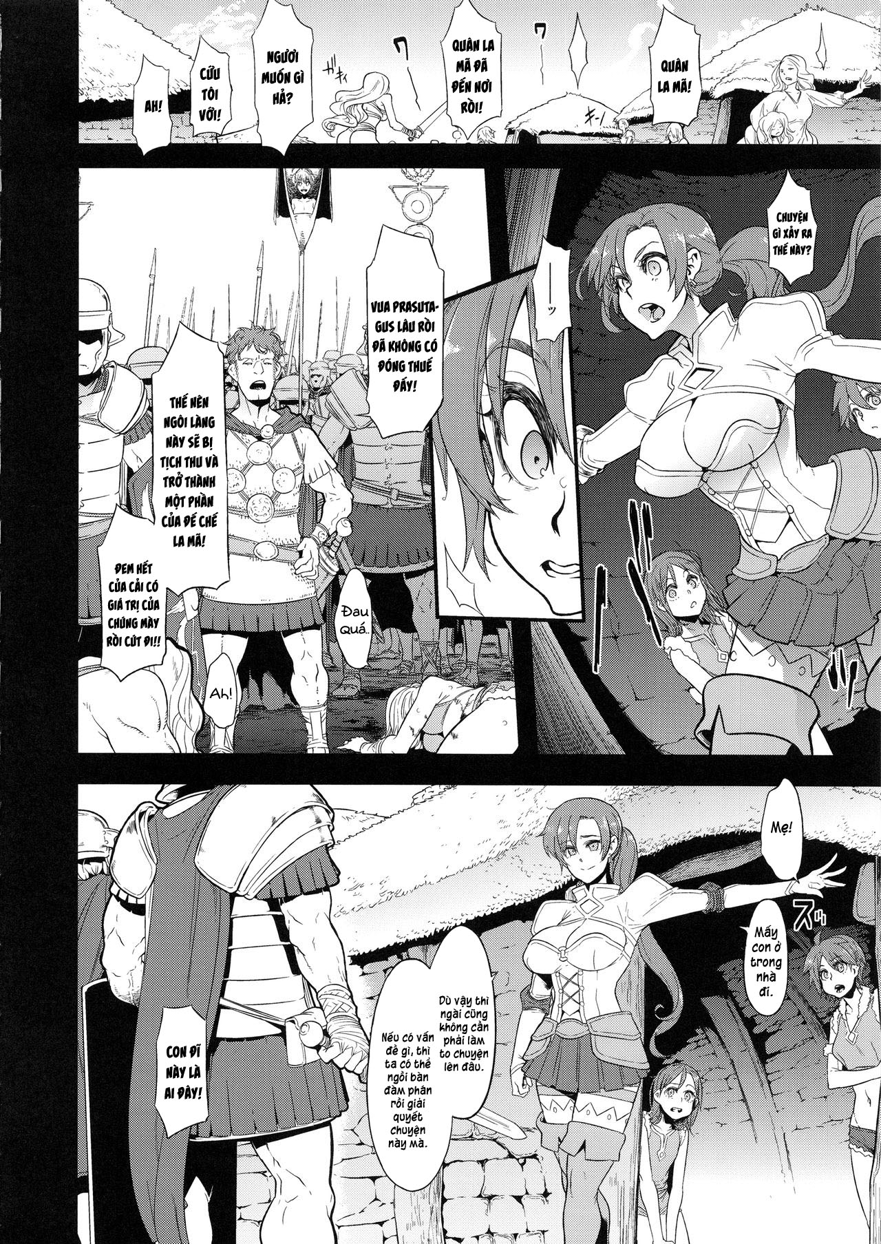 Đọc truyện hentai Nữ hoàng thực sự sẽ không bao giờ đầu hàng Oneshot nứng