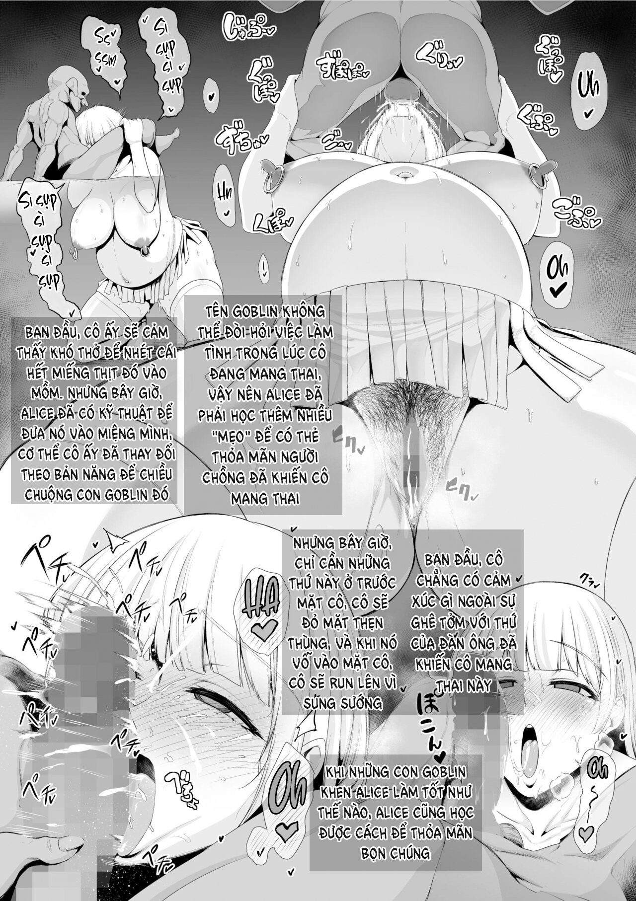 Đọc truyện hentai Cuộc sống tân hôn của Death Hand và Goblin - Oneshot
