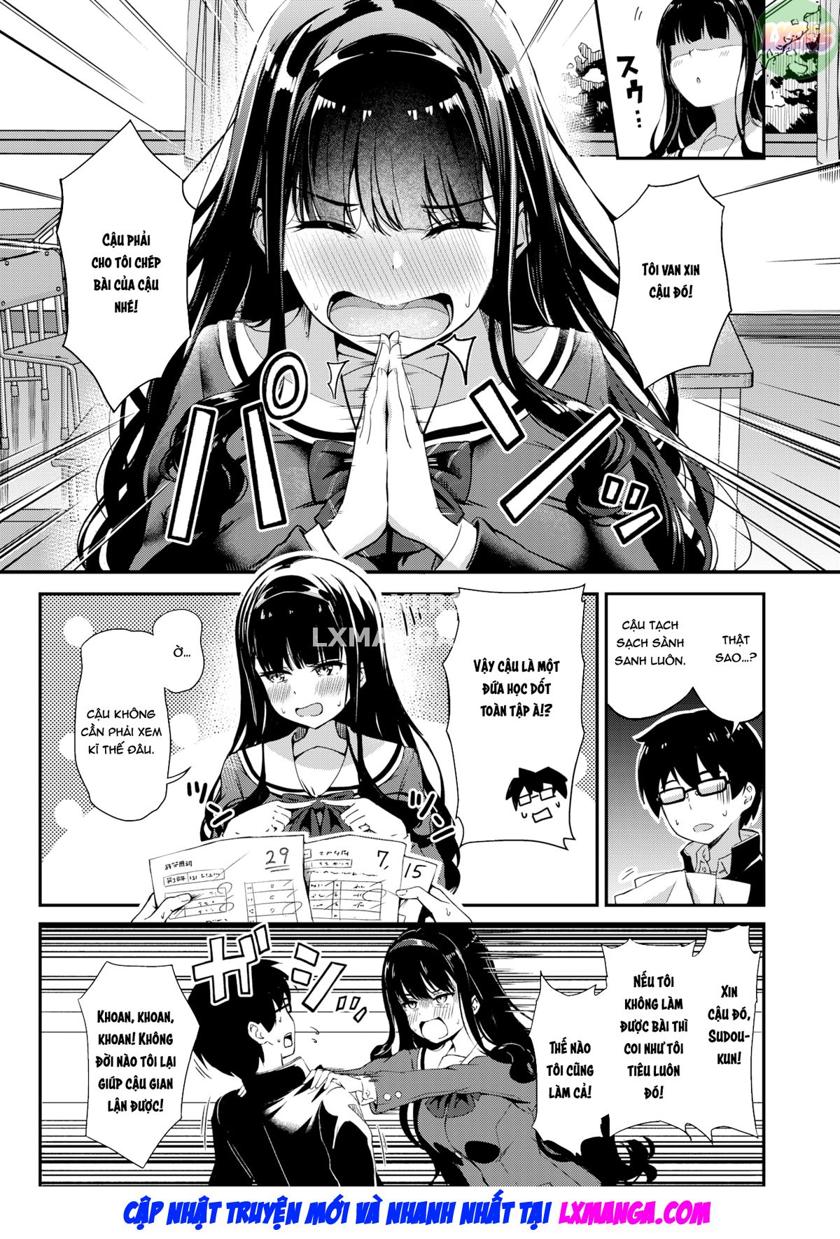 Đọc truyện hentai Otsukimi-san, tôi không thể học được. - Oneshot