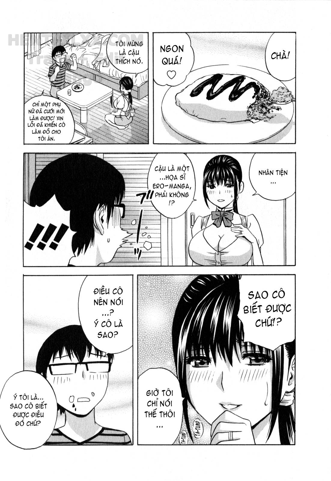 Đọc truyện hentai Life With Married Women Just Like A Manga - Chap 16