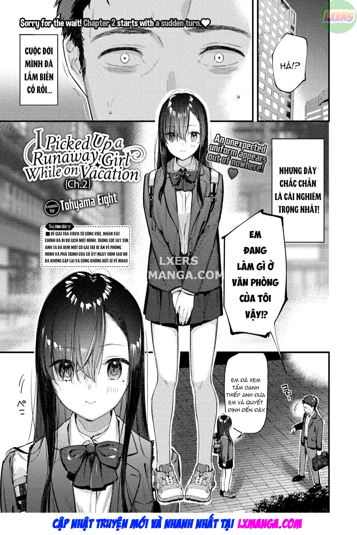 Đọc truyện hentai Tôi tìm thấy một cô gái bỏ trốn khi đi du lịch. - Chap 2