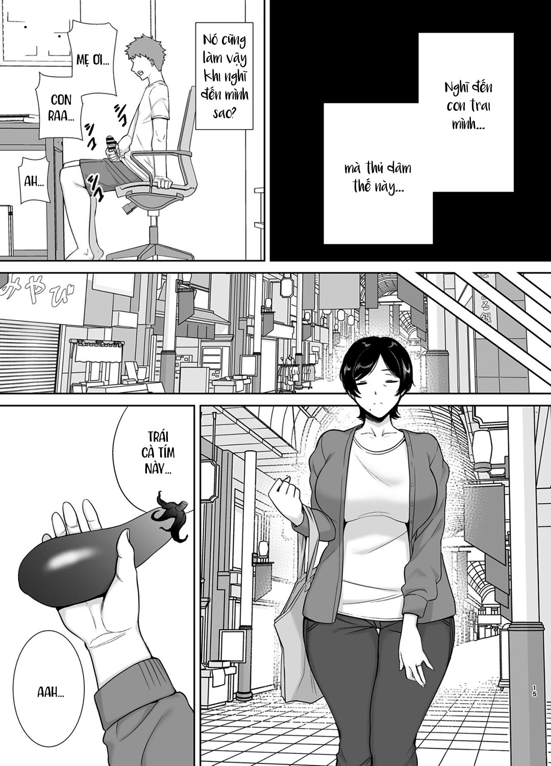 Đọc truyện hentai Mẹ cũng là phụ nữ - Chap 1 - Có che