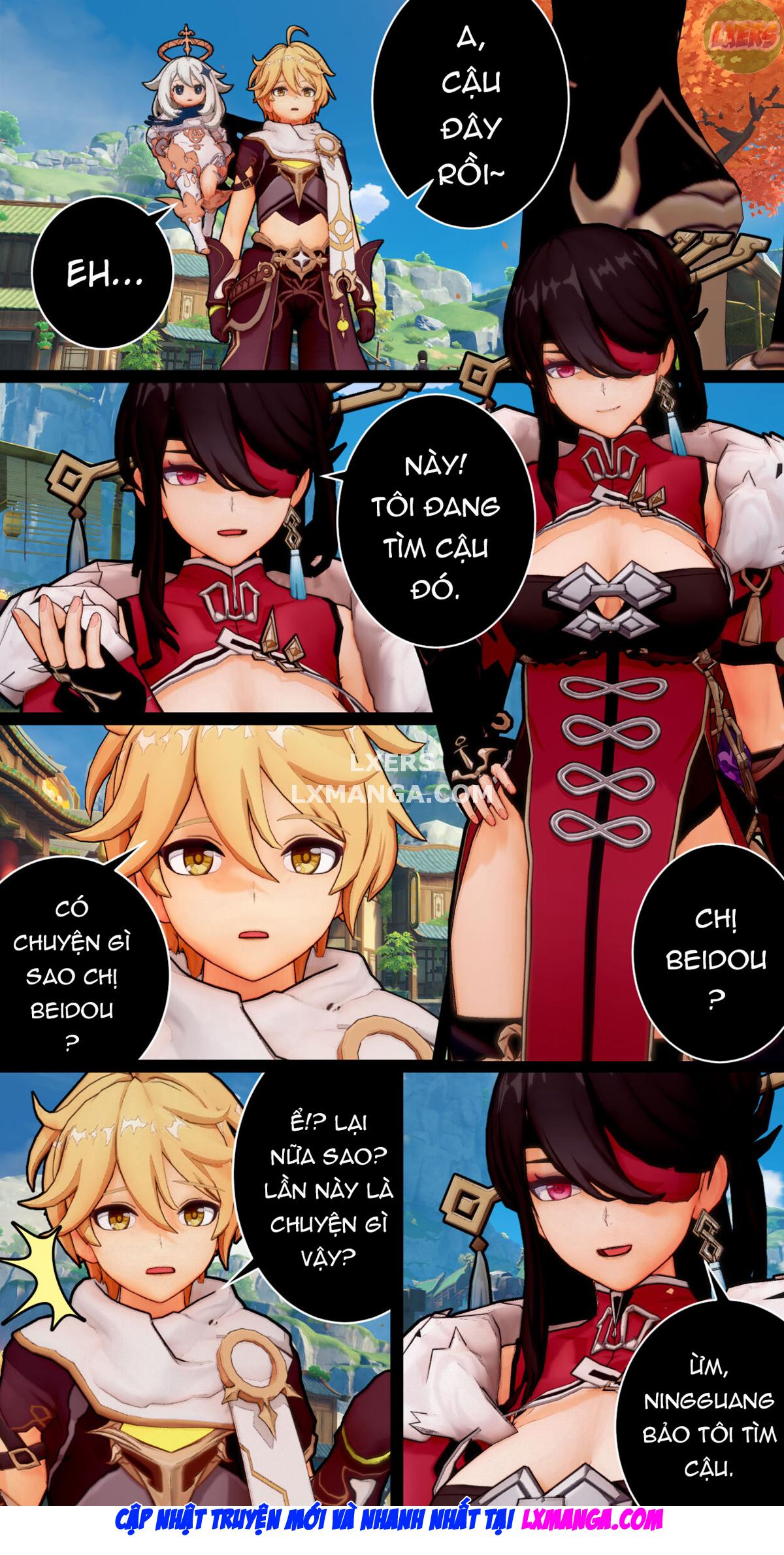Đọc truyện hentai Lời tri ân đặc biệt của Ningguang - Oneshot