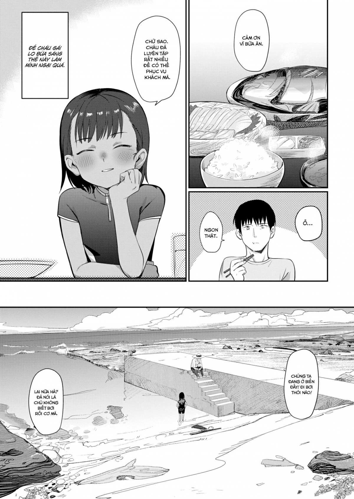 Đọc truyện hentai Cơn gió biển mát lạnh xoá nhoà khoảng cách giữa đôi ta - Oneshot