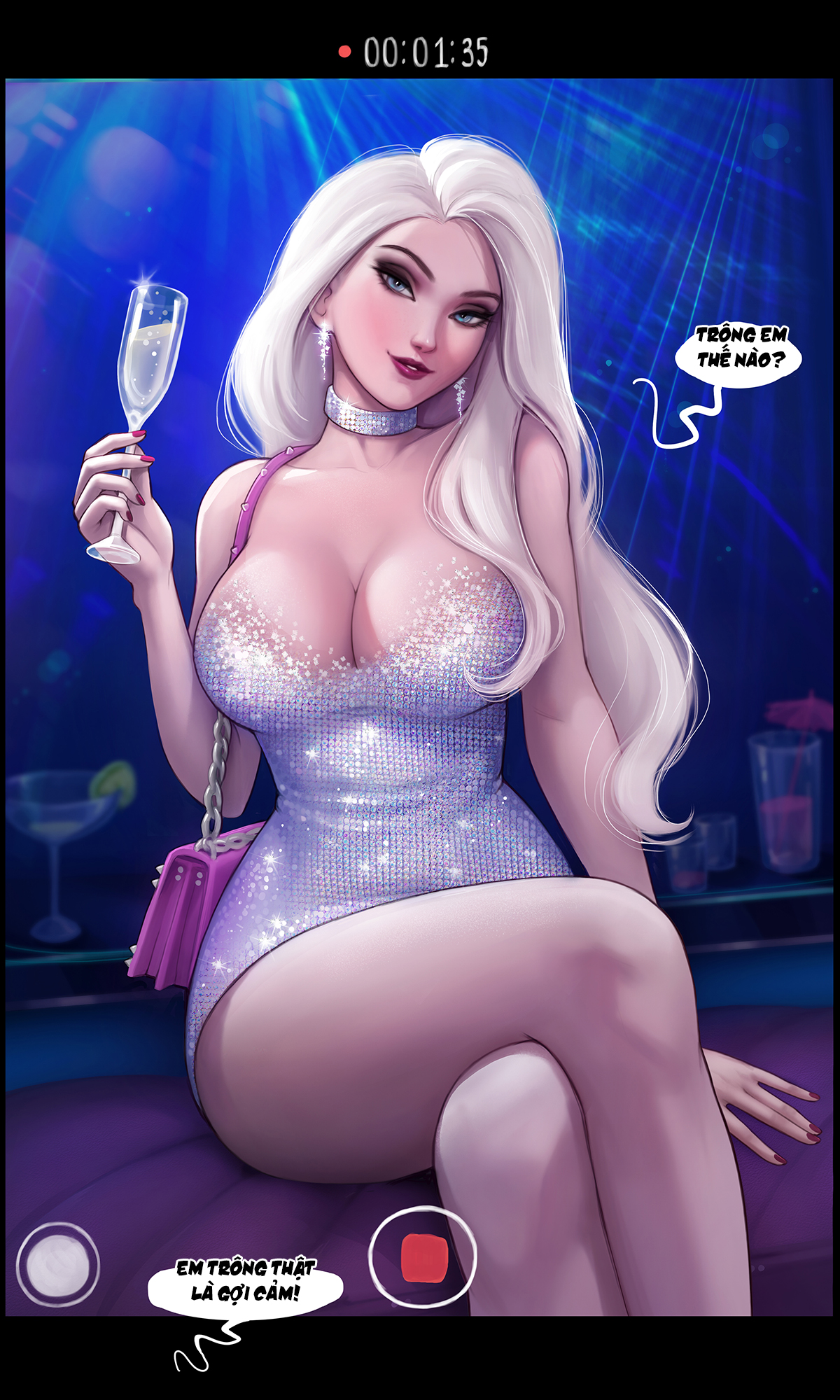Đọc truyện hentai Party Elsa Oneshot