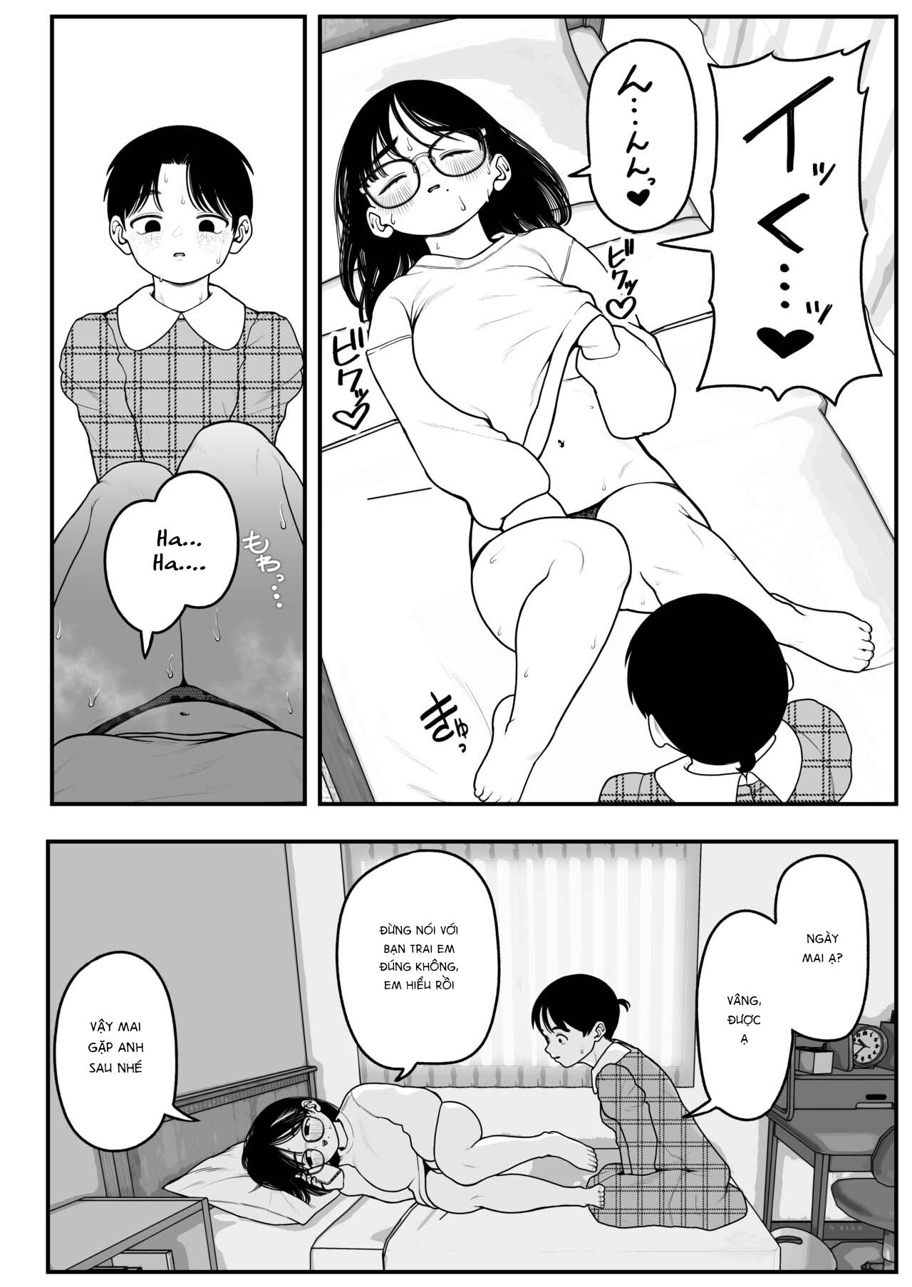 Đọc truyện hentai Kỳ nghỉ đông của tôi, bạn gái và chồng phần 2 - Chap 2