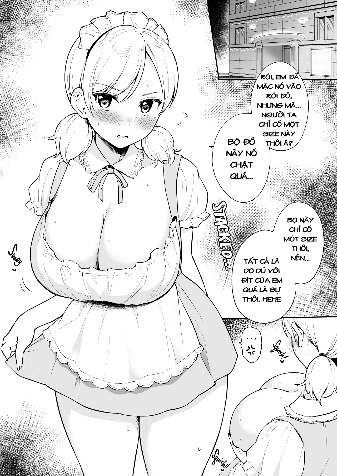 Đọc truyện hentai Thương Bạn Thân! Tôi Quyết Định Chăm Sóc Giúp Em Gái Nó! - Hậu truyện. Đi Siêu Thị Cosplay Hầu Gái - Không Đút Lồn