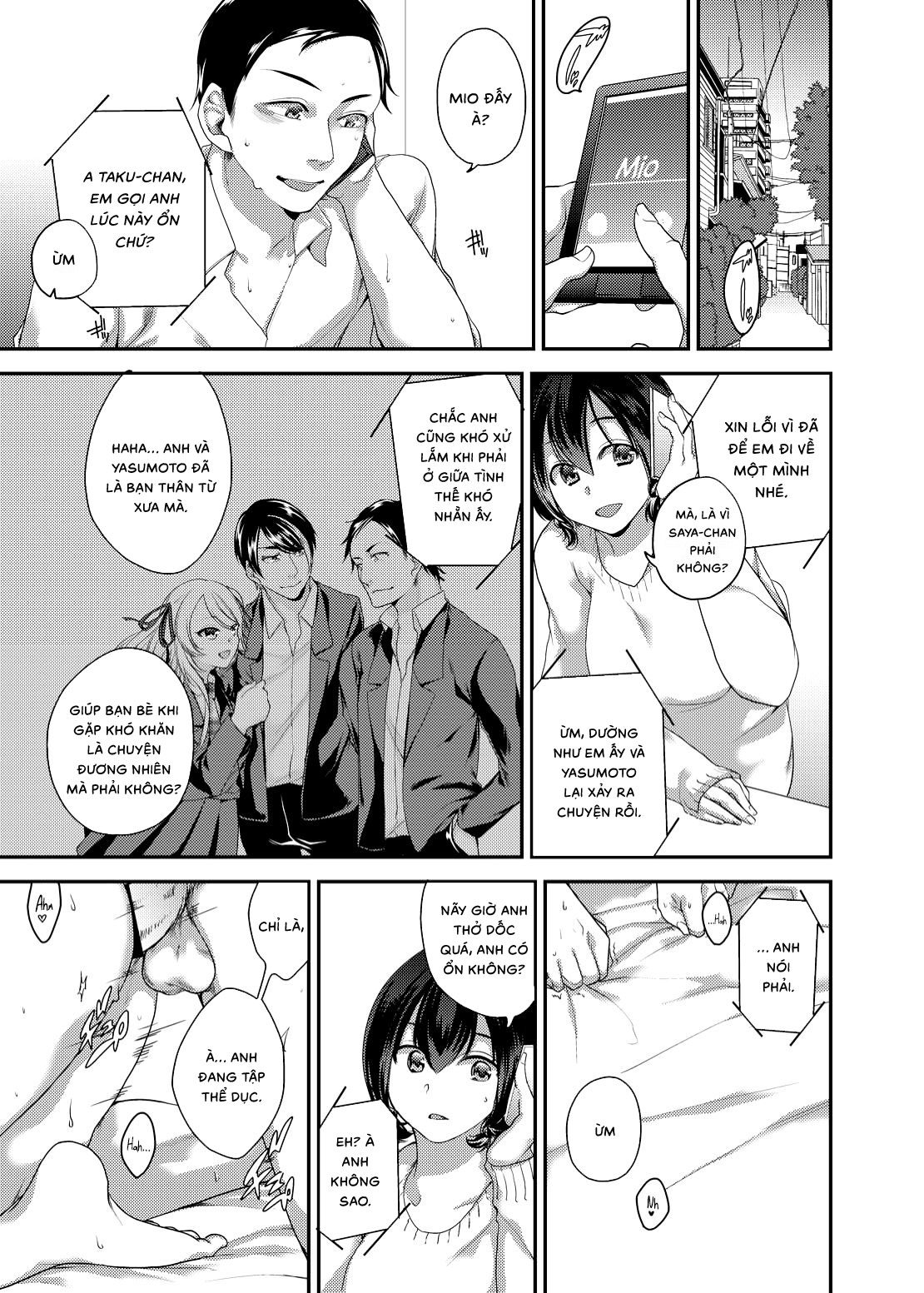 Đọc truyện hentai Netorase Bitch ~Kareshi No Tame Ni Hoka No Otoko De Ikikuruu Joshikousei.~ - Oneshot