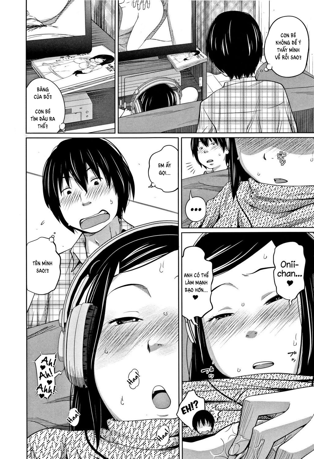 Đọc truyện hentai I'm home Watching!! - Oneshot