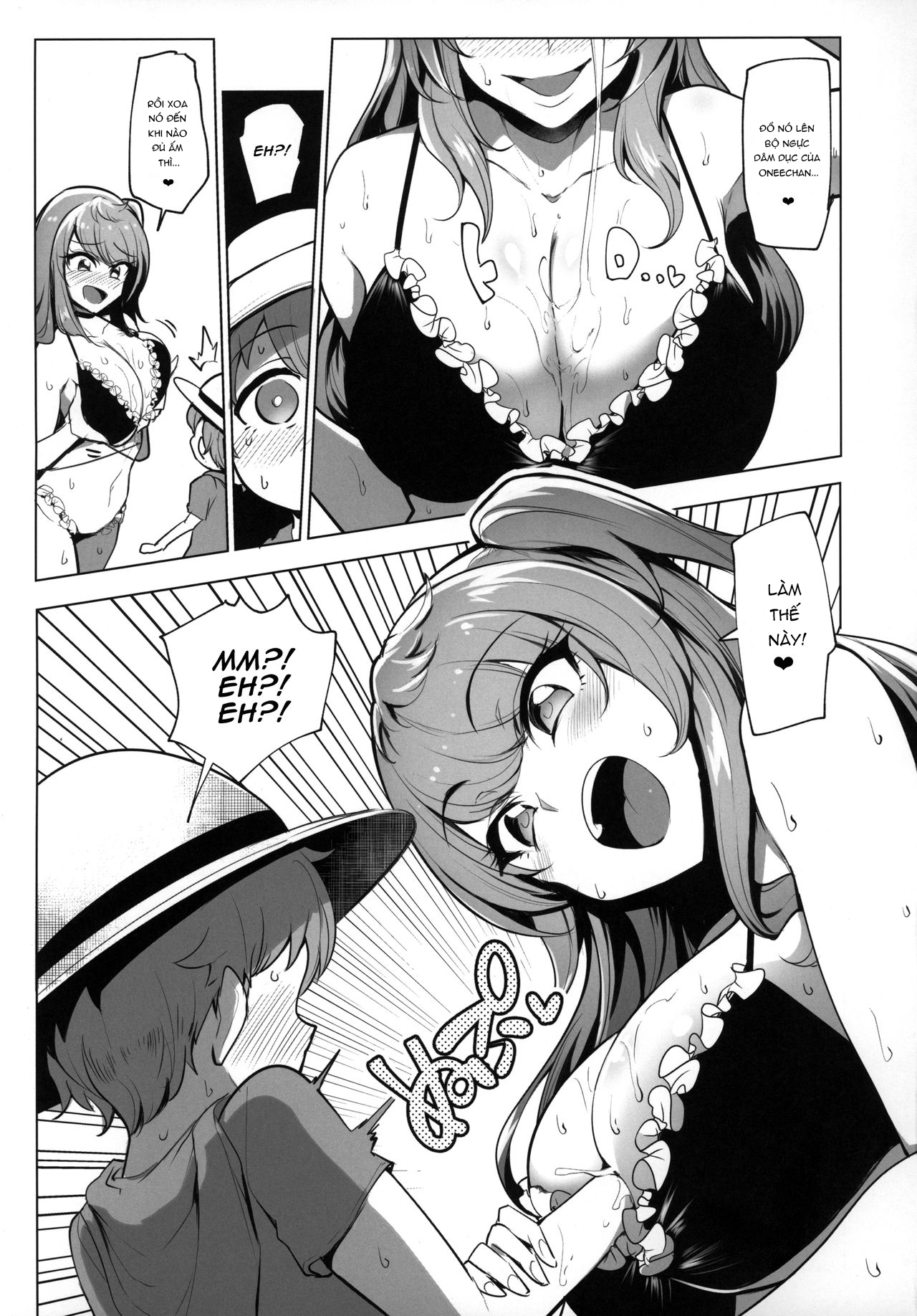 Đọc truyện hentai Odekake Shita no wa H na Gal Onee-chan-tachi to no Umi deshita - Oneshot