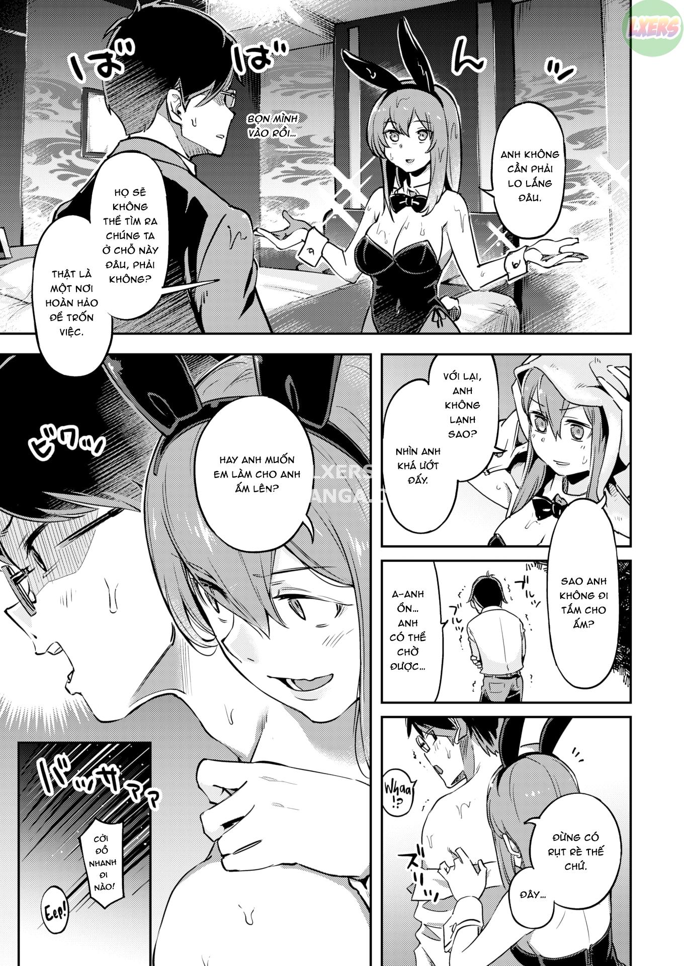 Đọc truyện hentai Thỏ Yasagure Usagi , mưa và tôi - Oneshot