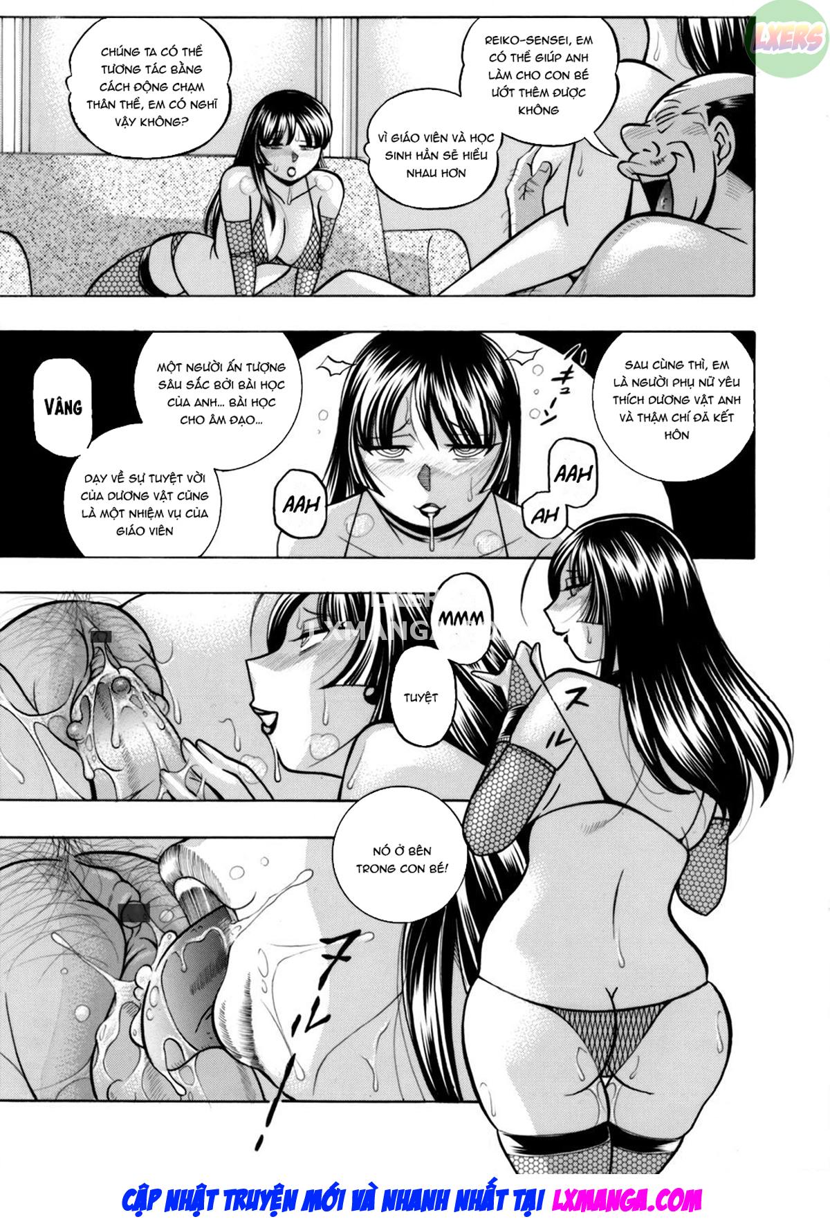 Đọc truyện hentai Nữ giáo viên dâm đãng và em học sinh may mắn Chap 6
