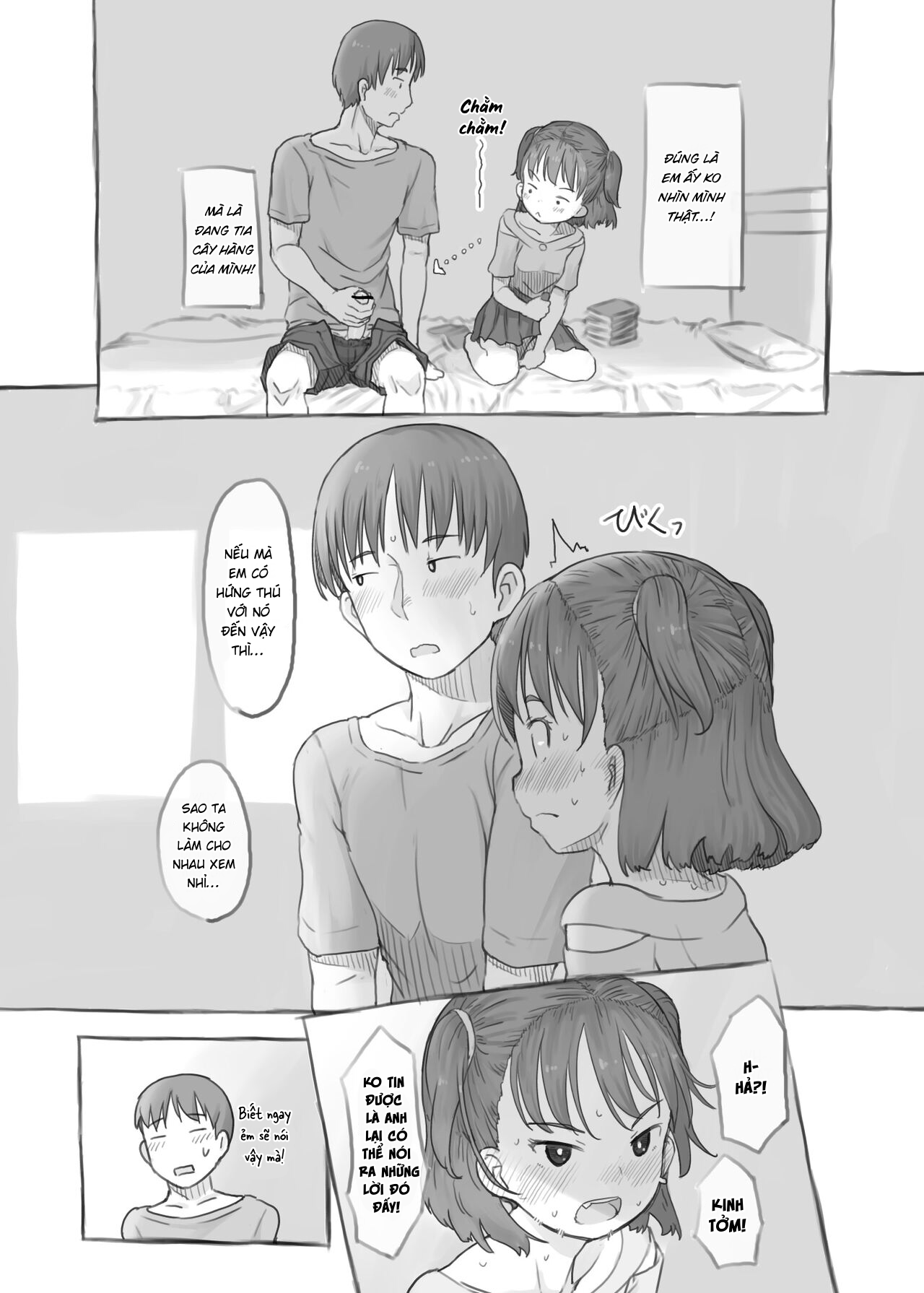 Đọc truyện hentai Fap cùng em gái - Chap 1
