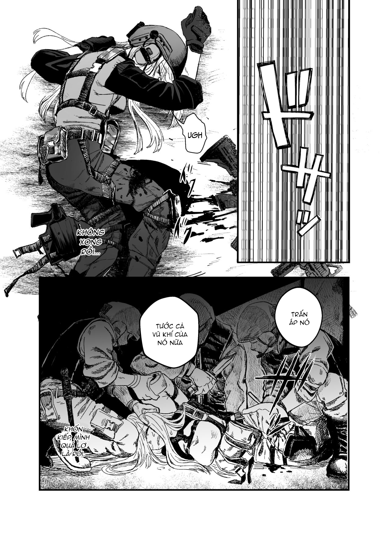 Đọc truyện hentai Thiếu nữ quân nhân thua trận - Oneshot