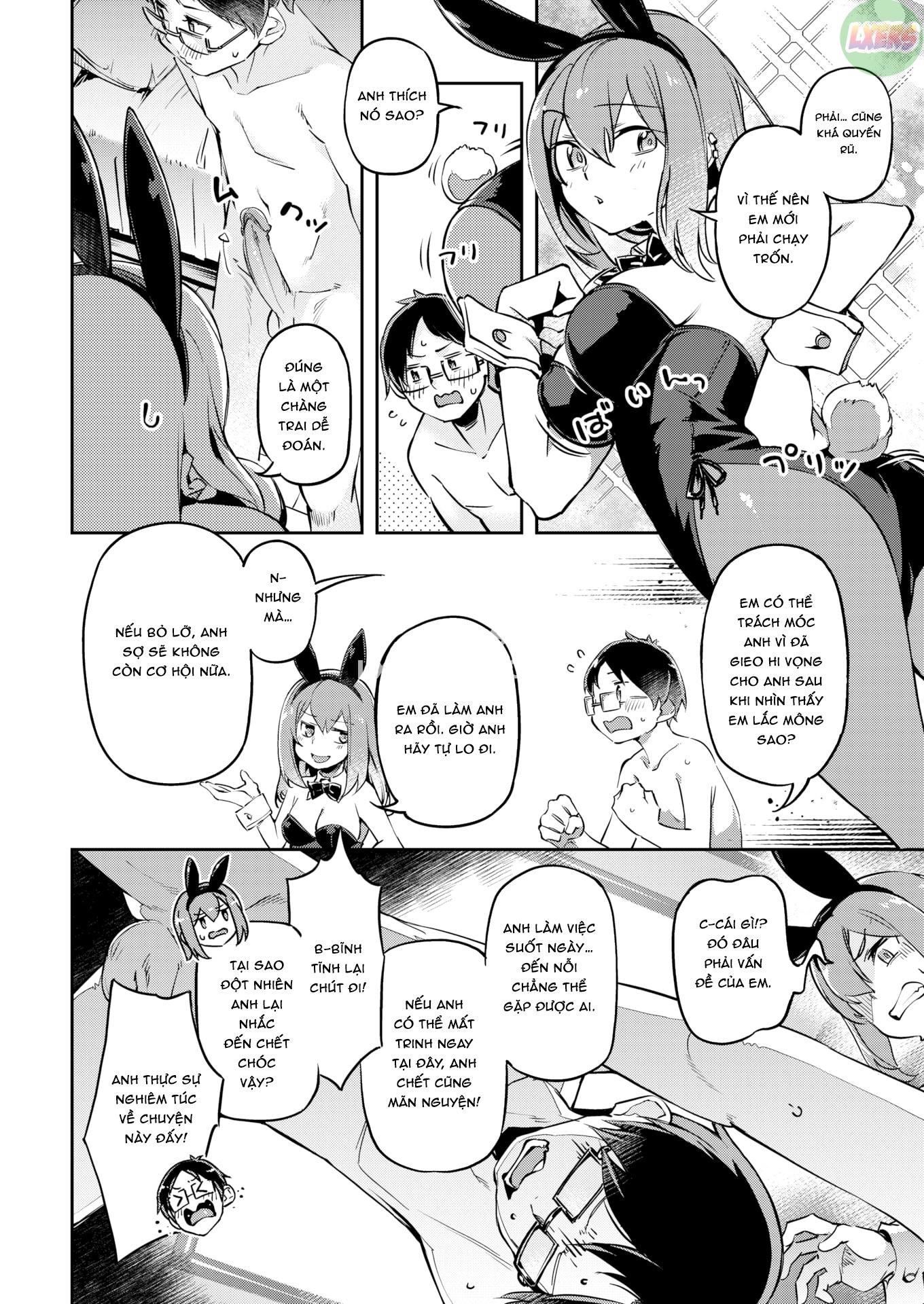 Đọc truyện hentai Thỏ Yasagure Usagi , mưa và tôi - Oneshot