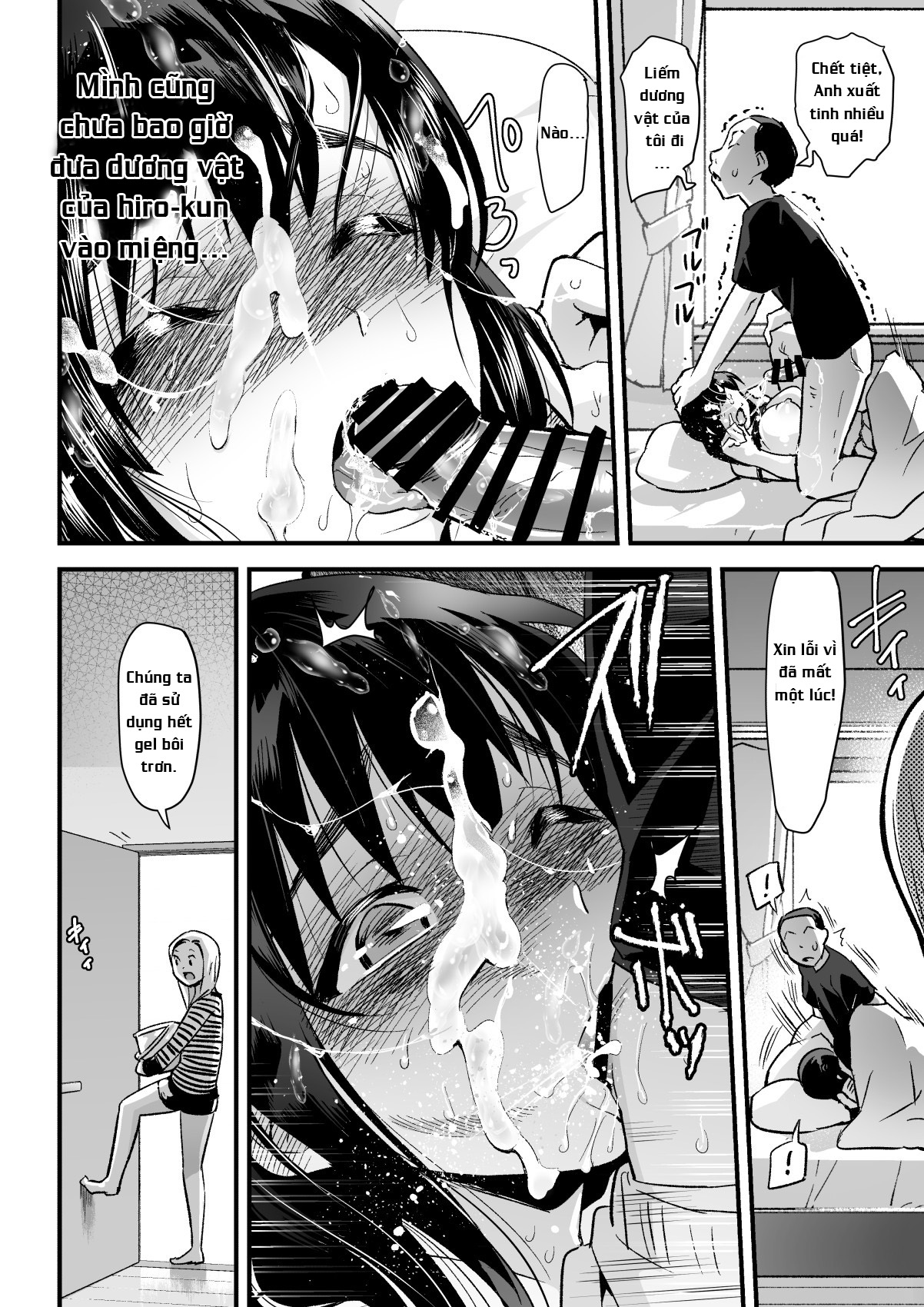 Đọc truyện hentai Danna no Me no Mae de Chitsunai Shasei - Oneshot