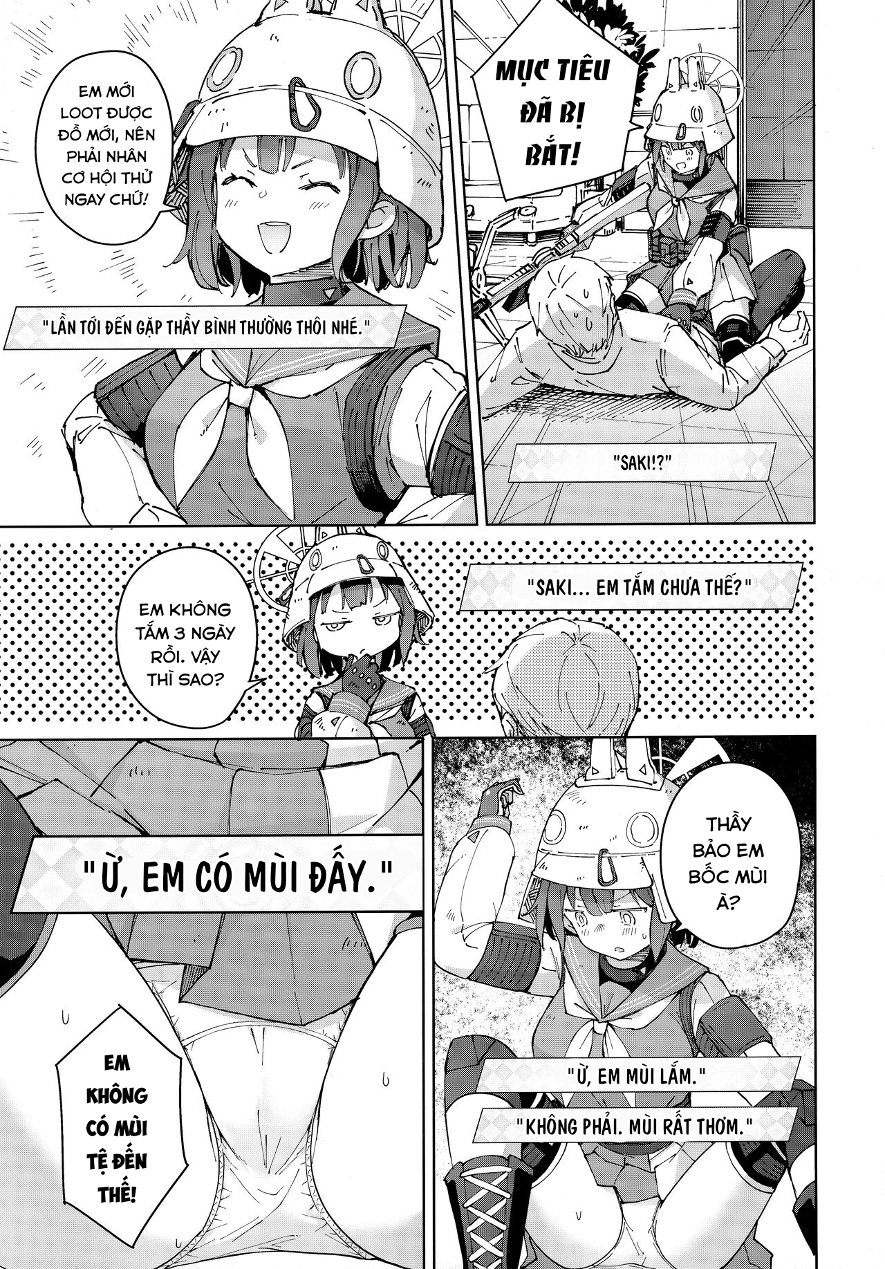 Đọc truyện hentai Tôi nứng sau khi ngửi mùi của Saki - Oneshot