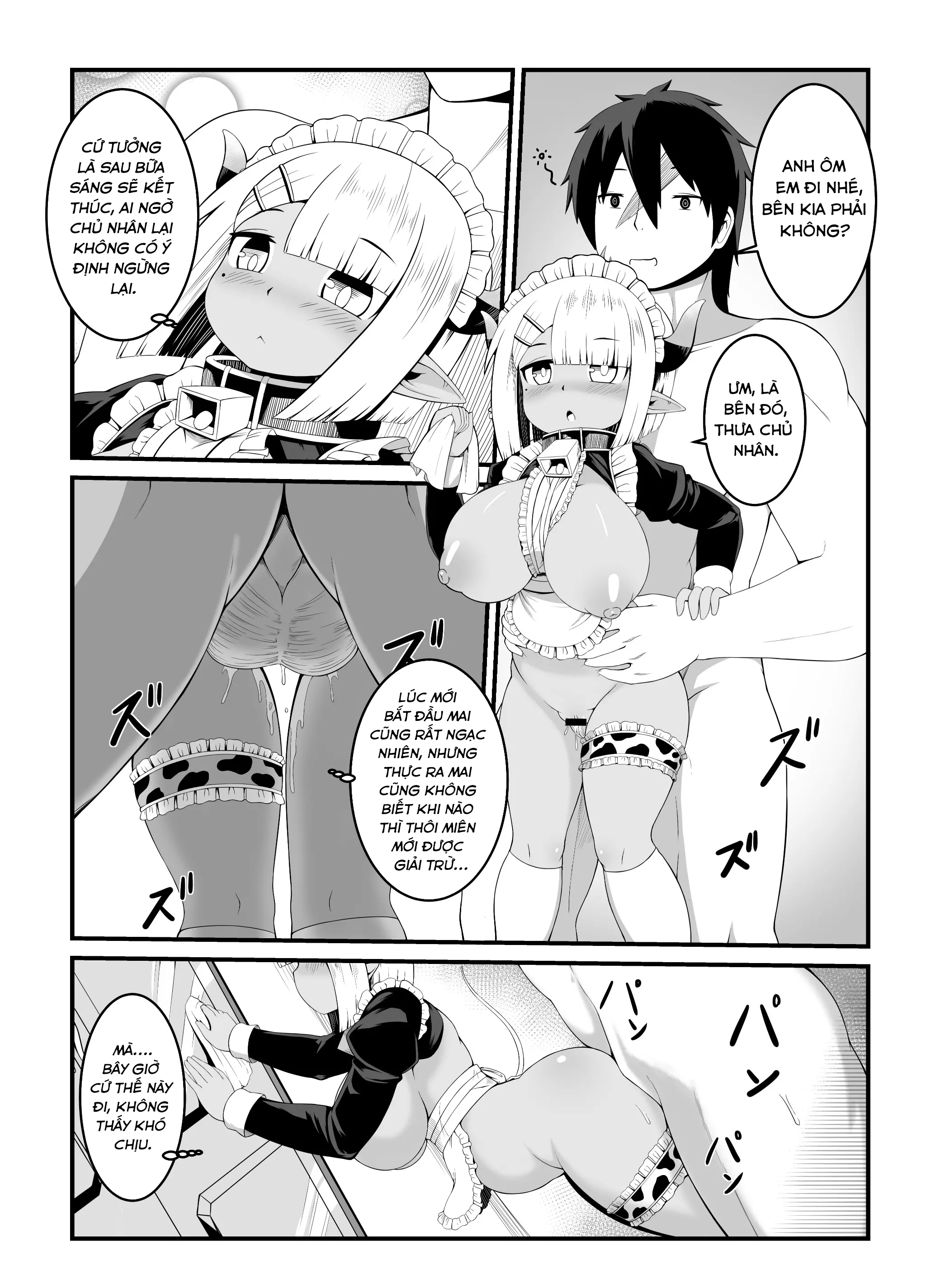 Đọc truyện hentai Nữ hầu nhân ngưu của anh hùng. - Chap 1
