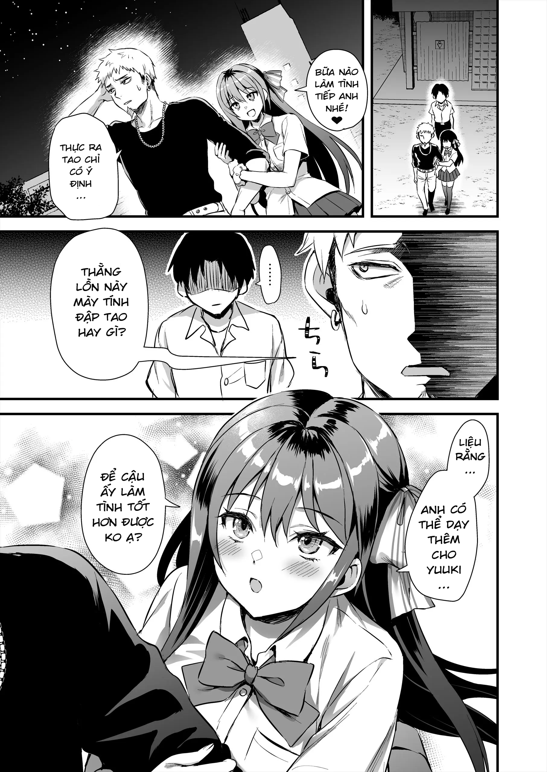 Đọc truyện hentai Truyện kể về việc tôi quan hệ tình dục với người yêu ở bên ngoài và bị một tên Yankee tốt bụng biến thành NTR. - Oneshot