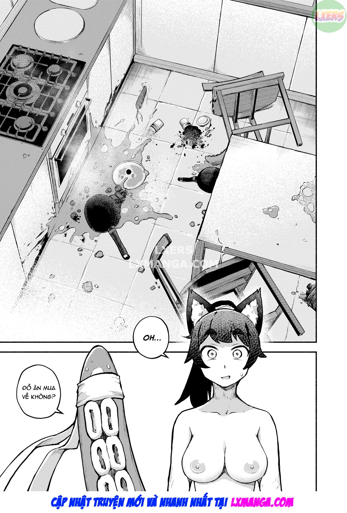 Đọc truyện hentai Người hầu của tôi là quái vật xúc tu - Chap 3