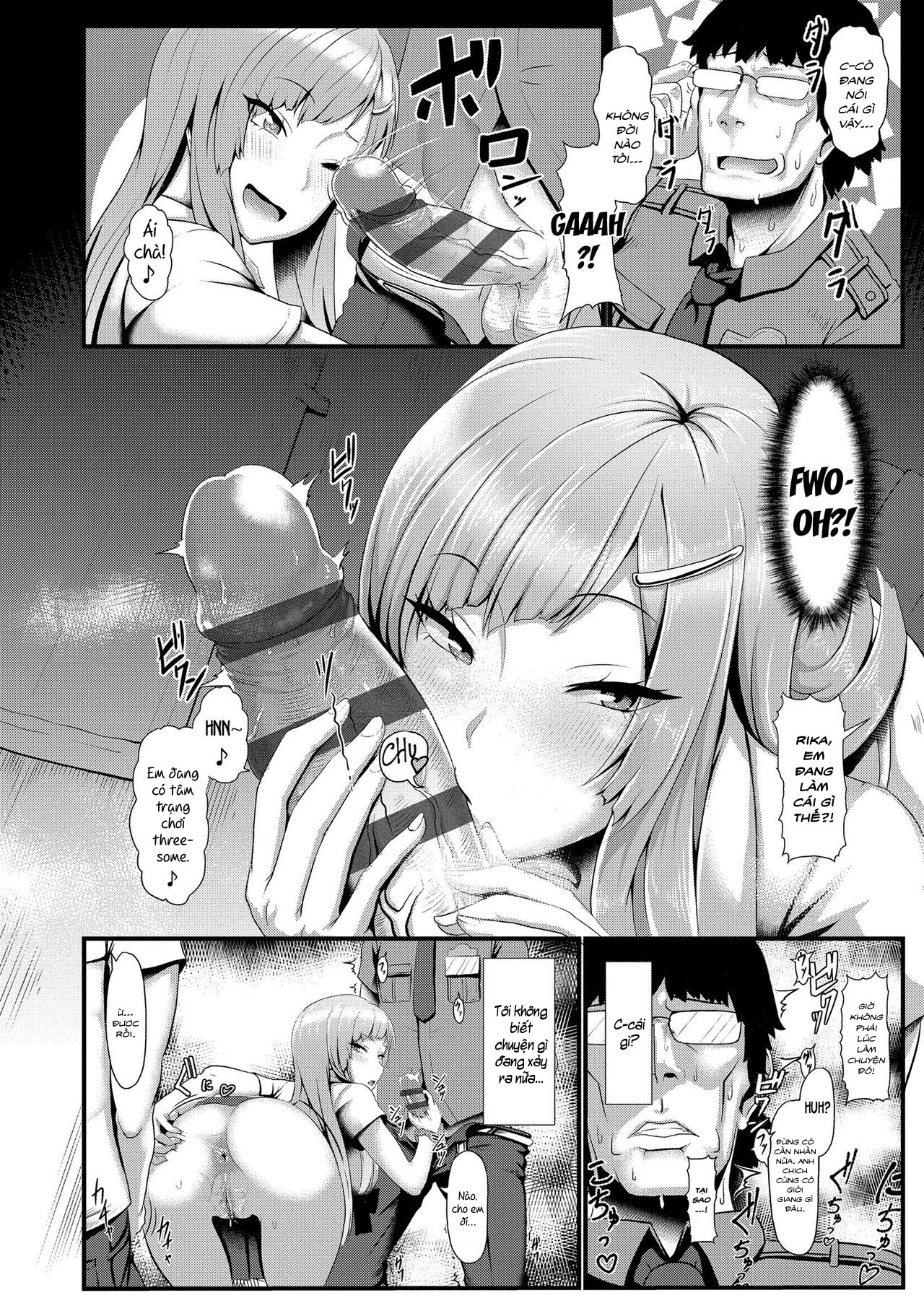 Đọc truyện hentai Hot Night Summer Gang - Oneshot