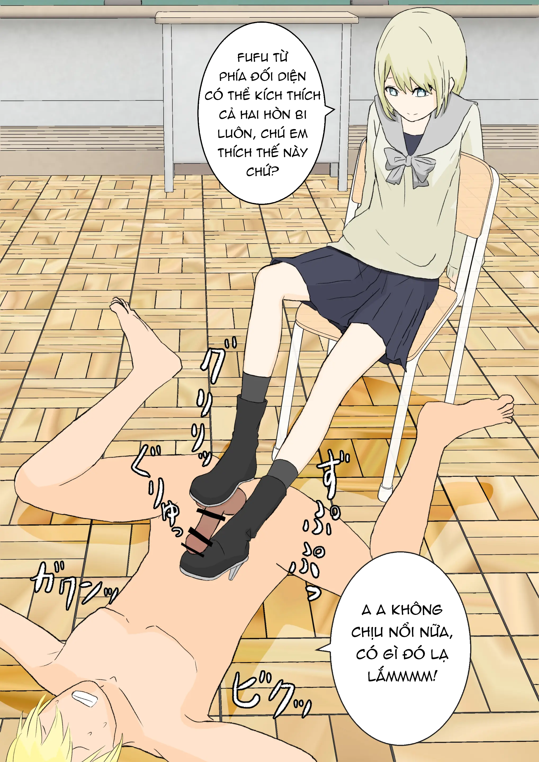 Đọc truyện hentai Hình phạt tra tấn chân của cán bộ kỷ luật - Oneshot